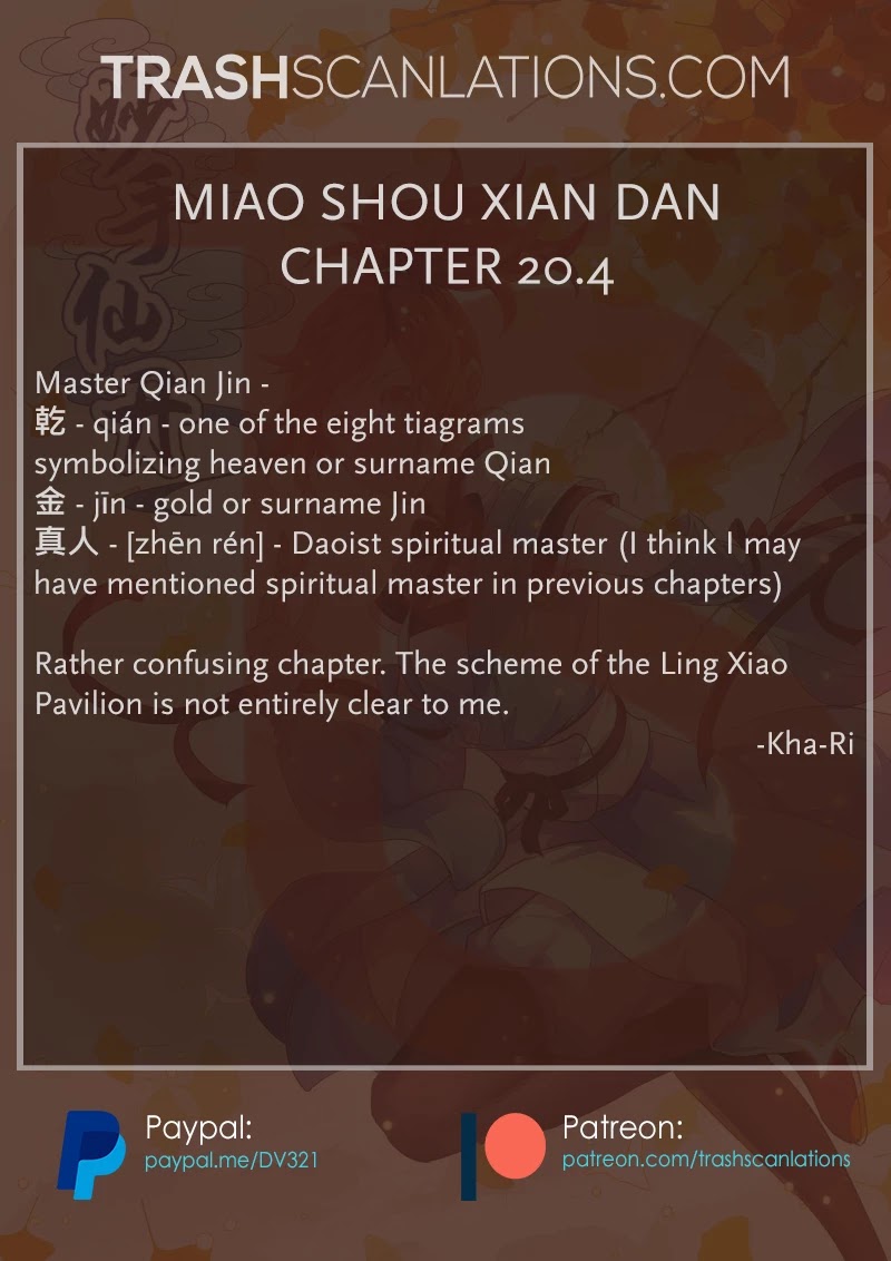Miao Shou Xian Dan Chapter 20.4 page 9 - Chapter 20.4