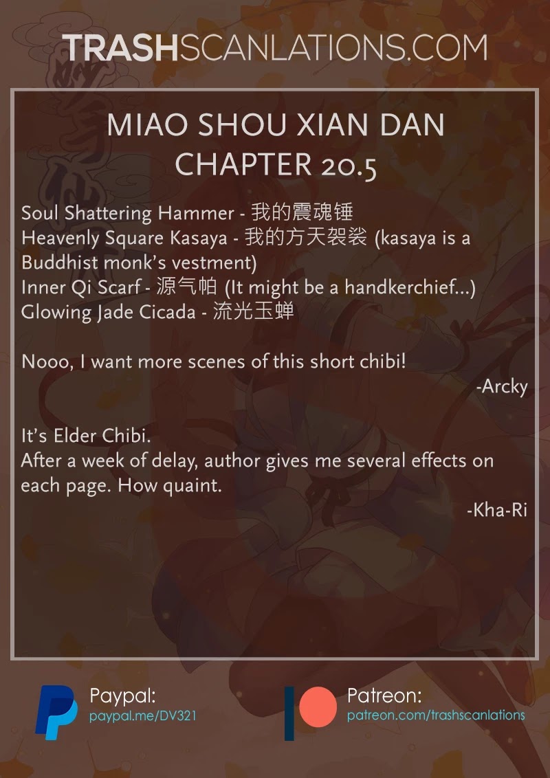 Miao Shou Xian Dan Chapter 20.5 page 13 - Chapter 20.5