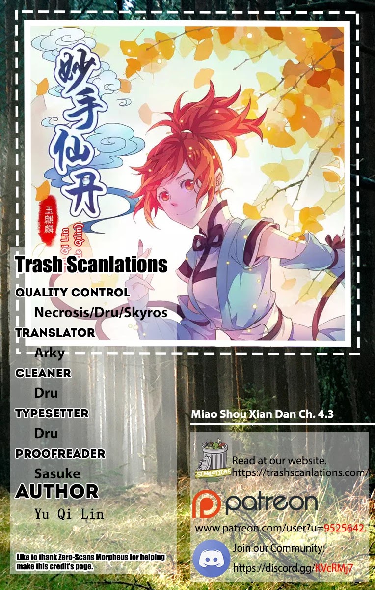 Miao Shou Xian Dan Chapter 4.3 page 1 - Chapter 4.3