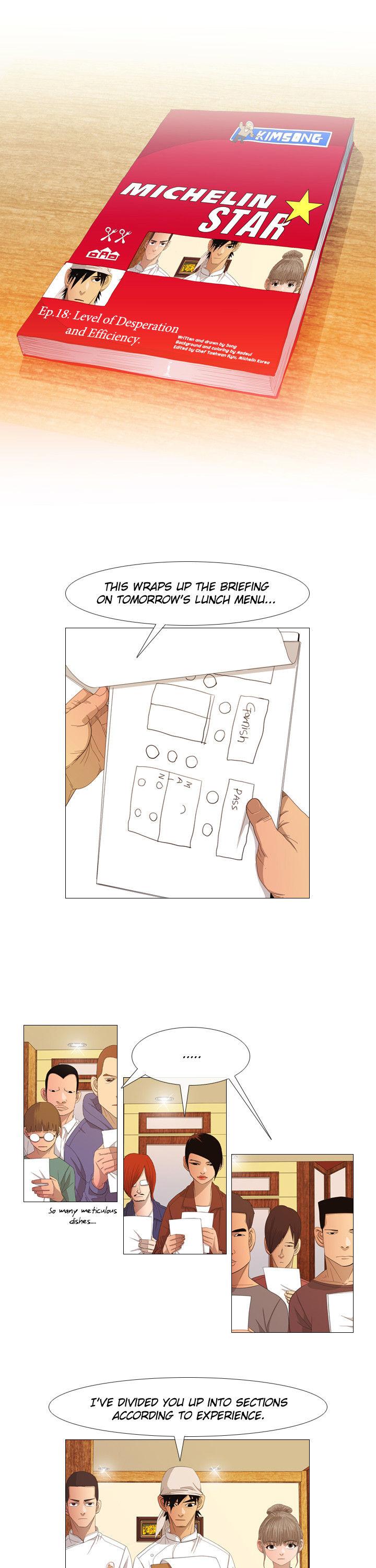 Michelin Star Chapter 17 page 1 - Chapter 17 : Level of Desperation and Efficiency