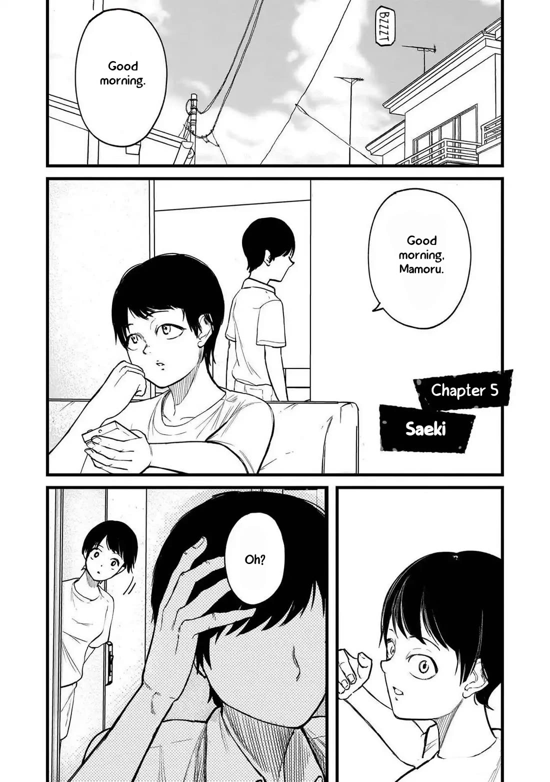 Michi Dzure Chapter 5 page 1 - Chapter 5: Saeki