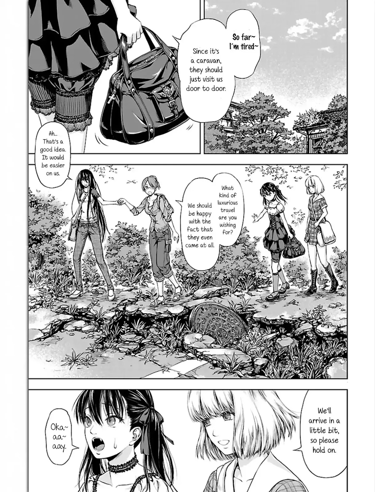 Michiwarisou Monogatari - Vampire After the Doomsday Chapter 4 page 1 - Chapter 4: Caravan