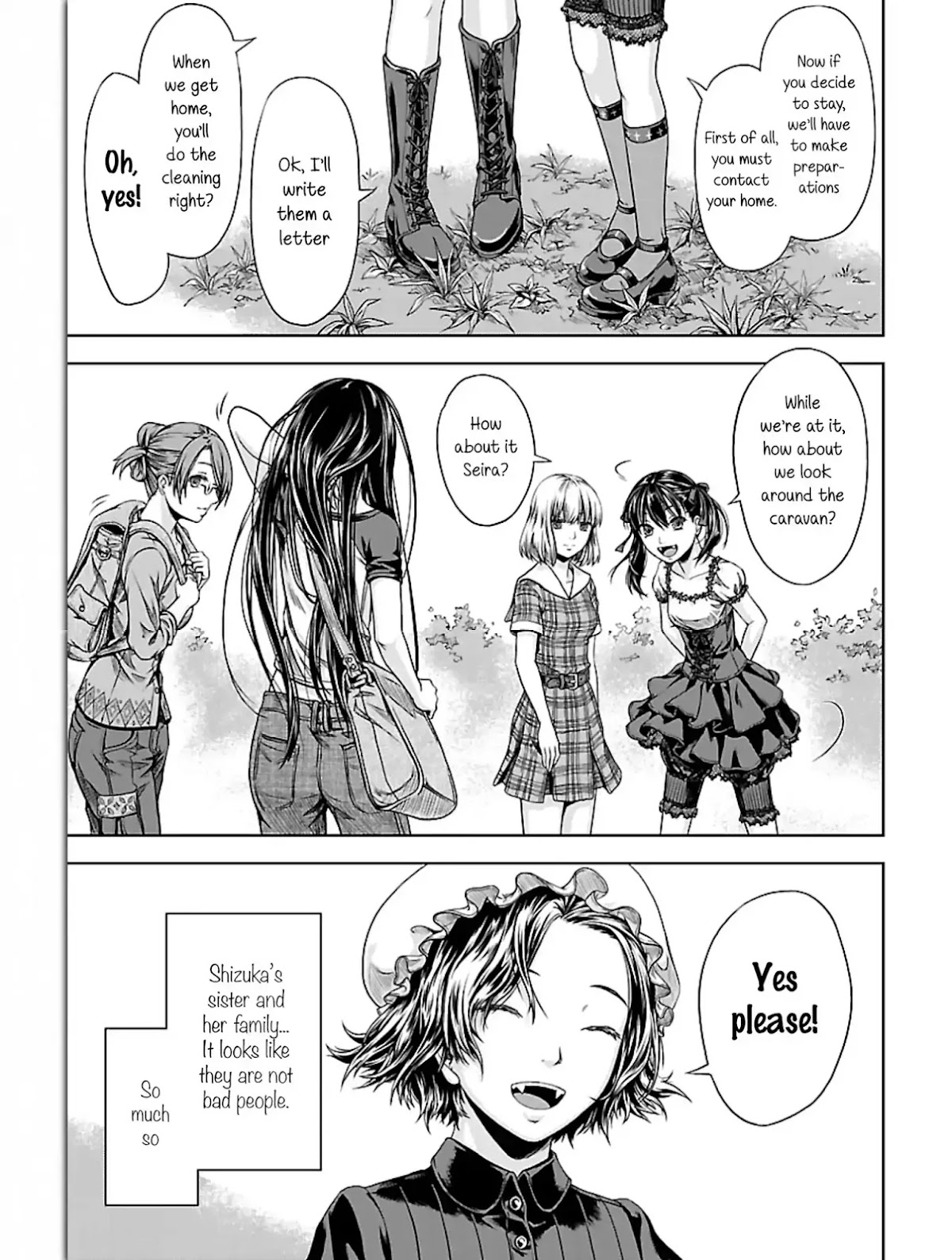 Michiwarisou Monogatari - Vampire After the Doomsday Chapter 4 page 23 - Chapter 4: Caravan