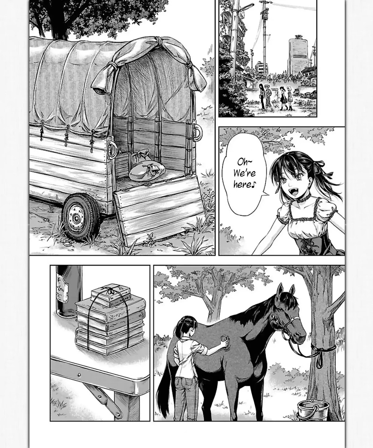 Michiwarisou Monogatari - Vampire After the Doomsday Chapter 4 page 4 - Chapter 4: Caravan