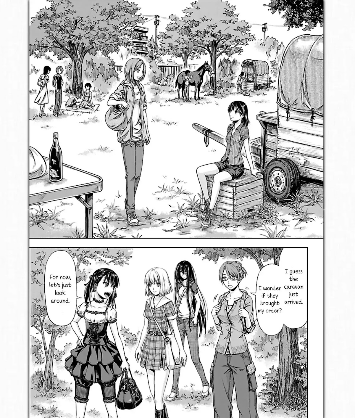 Michiwarisou Monogatari - Vampire After the Doomsday Chapter 4 page 5 - Chapter 4: Caravan