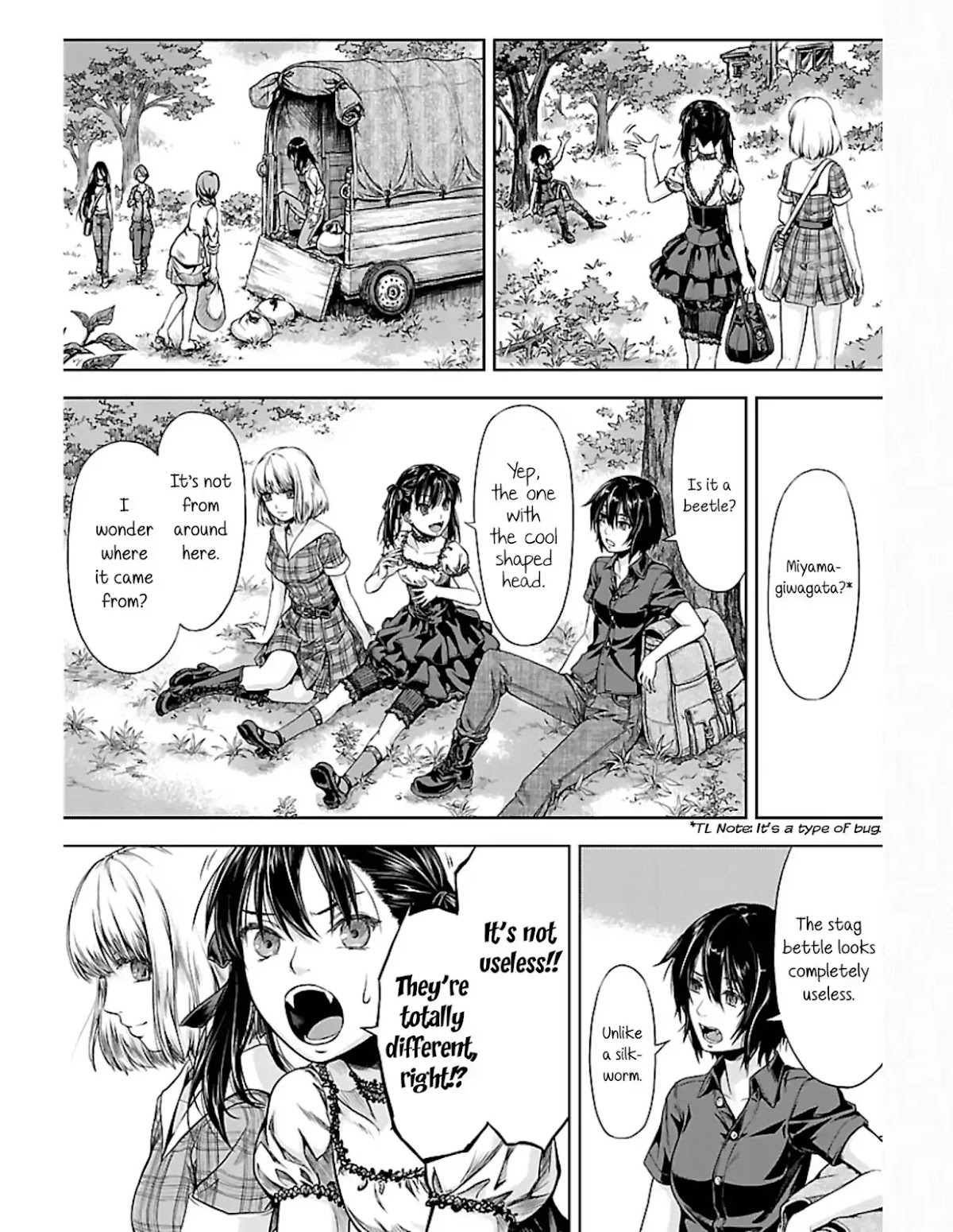 Michiwarisou Monogatari - Vampire After the Doomsday Chapter 4 page 6 - Chapter 4: Caravan