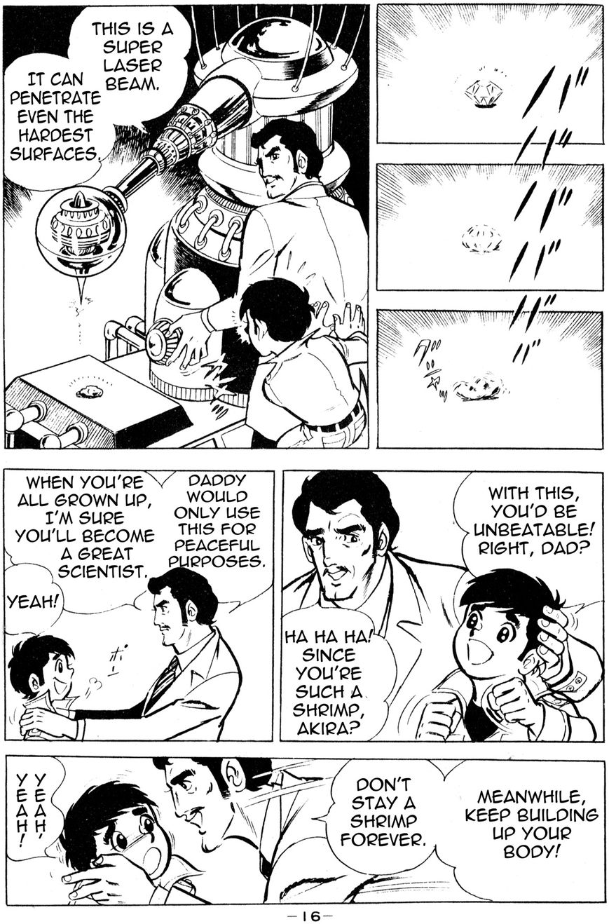 Microman (Moritou Yoshihiro) Chapter 1 page 13 - Chapter 1 : Chapter 1: The Invincible Micro-Base