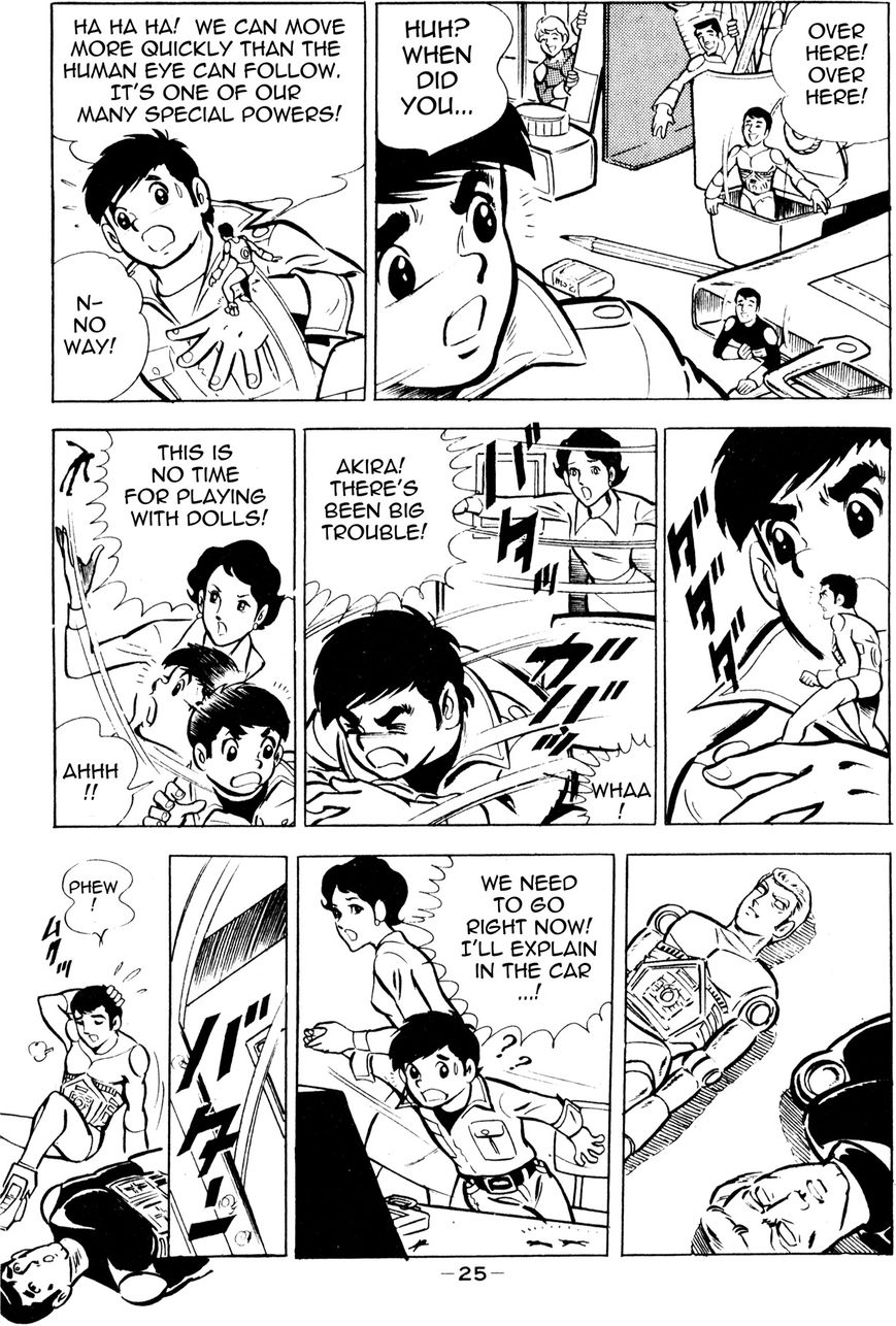 Microman (Moritou Yoshihiro) Chapter 1 page 22 - Chapter 1 : Chapter 1: The Invincible Micro-Base