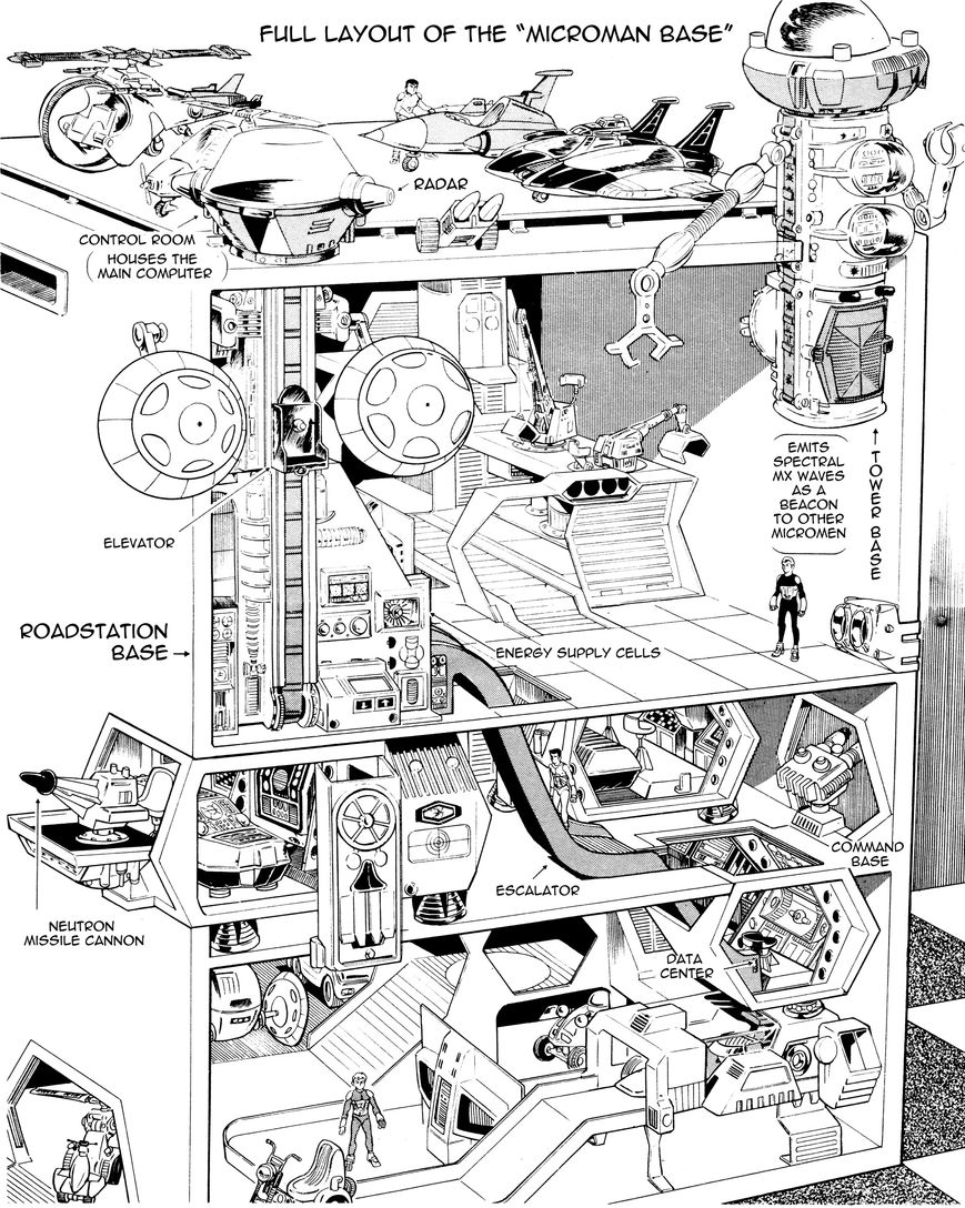Microman (Moritou Yoshihiro) Chapter 1 page 35 - Chapter 1 : Chapter 1: The Invincible Micro-Base