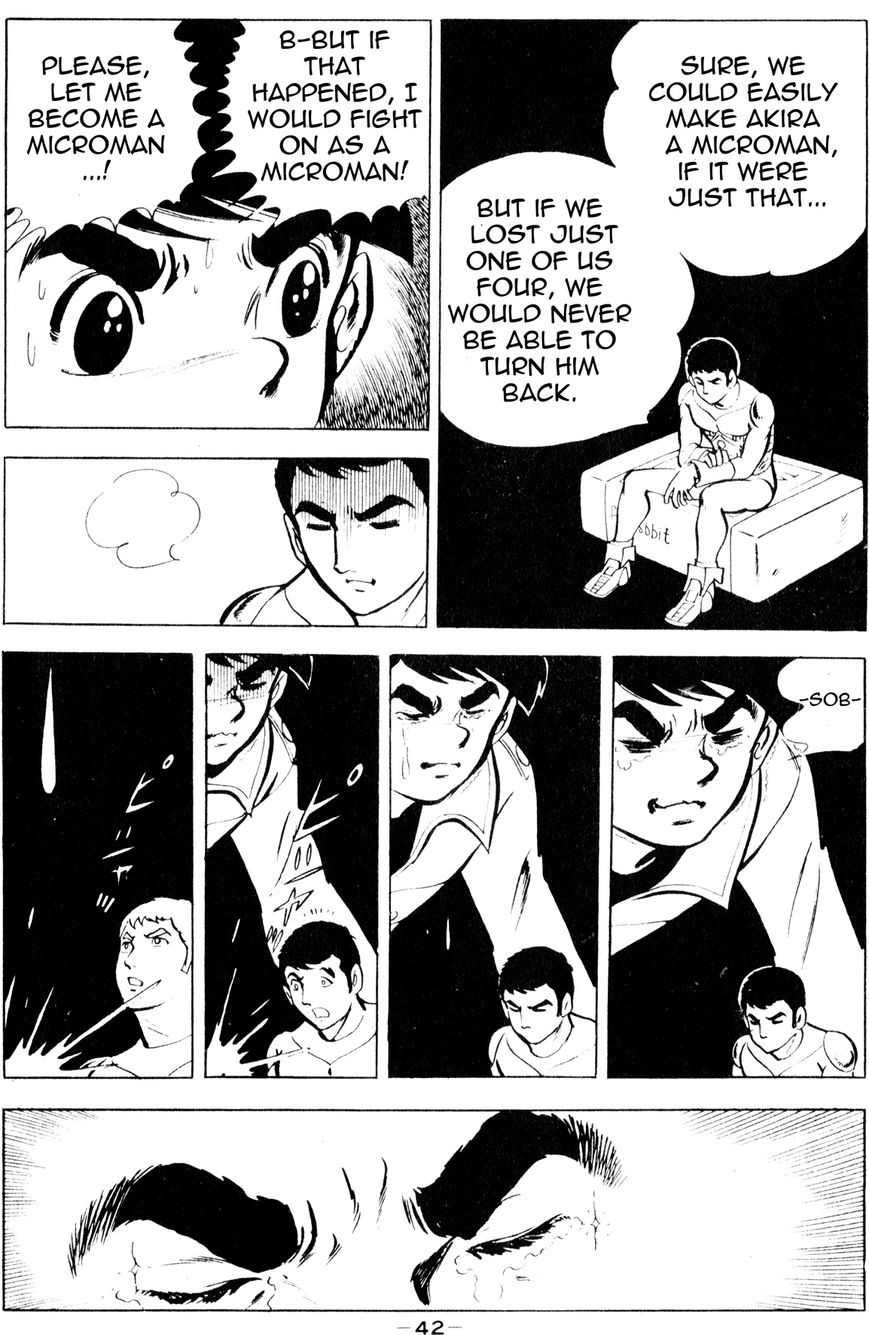 Microman (Moritou Yoshihiro) Chapter 1 page 38 - Chapter 1 : Chapter 1: The Invincible Micro-Base