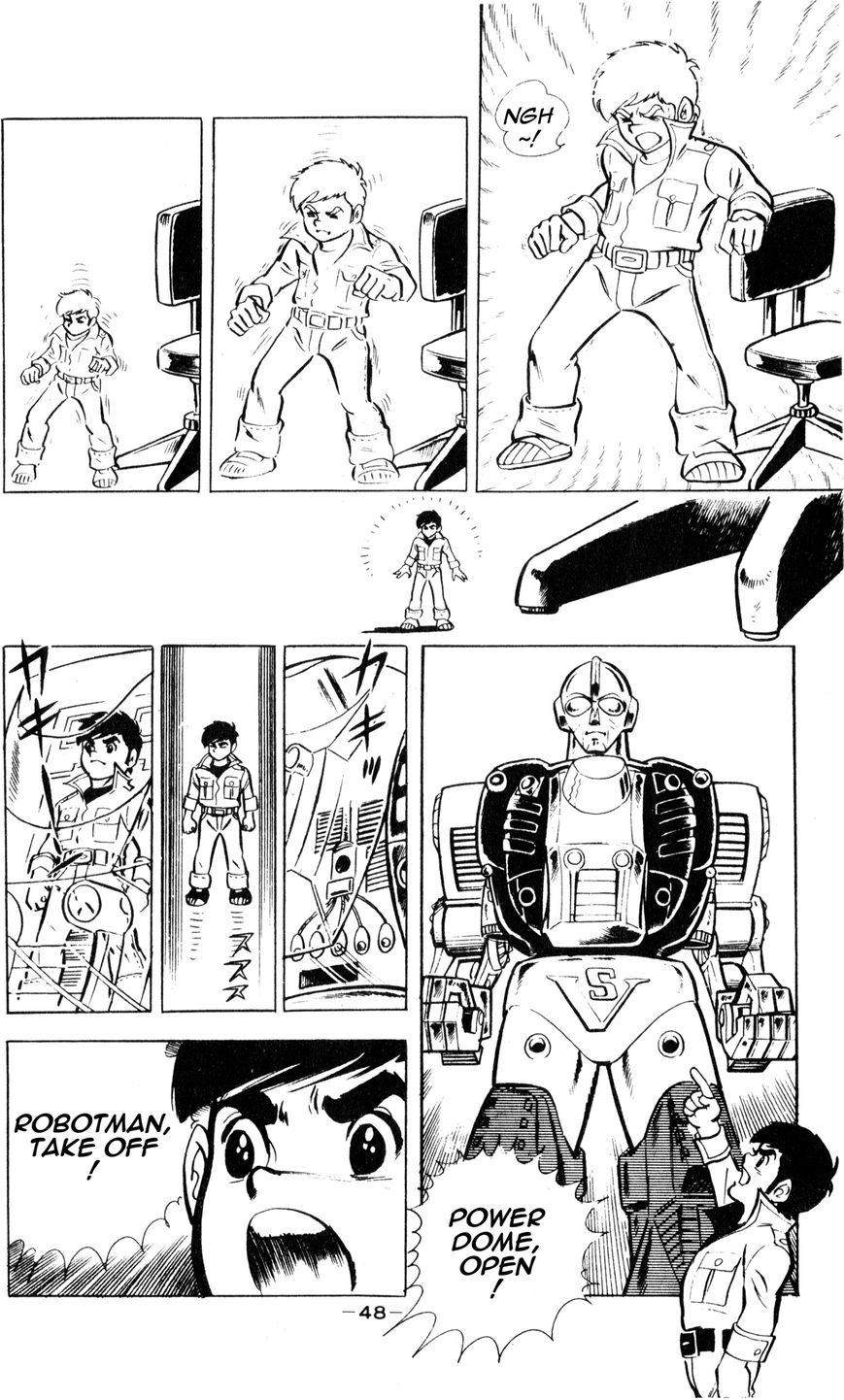 Microman (Moritou Yoshihiro) Chapter 1 page 44 - Chapter 1 : Chapter 1: The Invincible Micro-Base