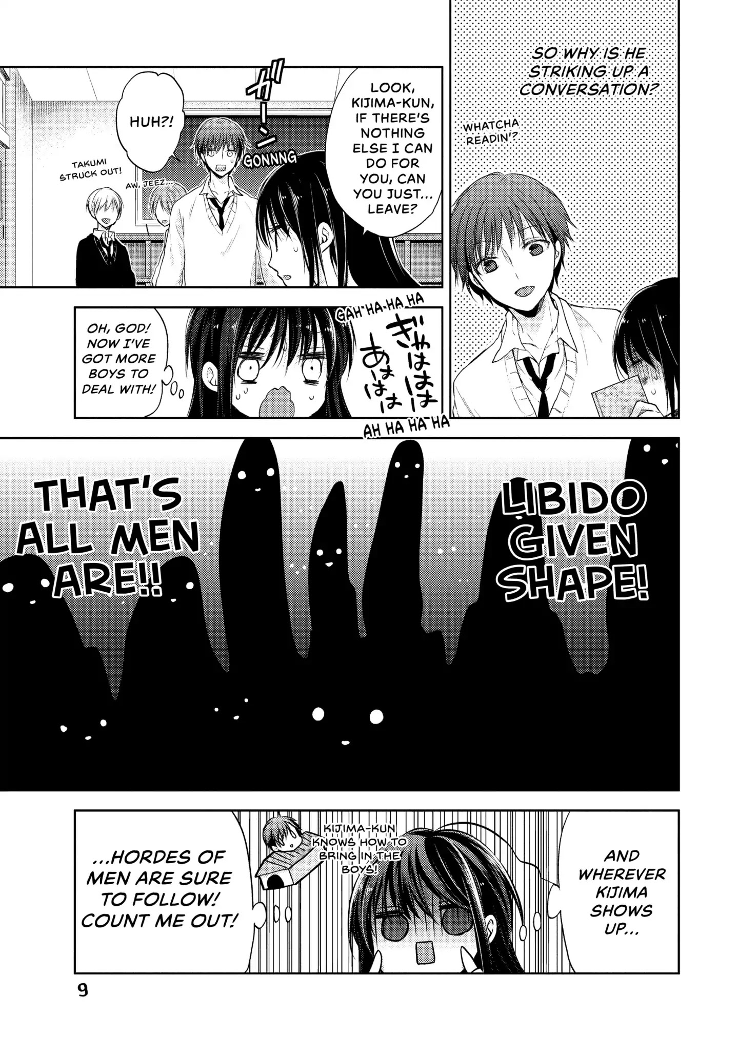 Midara na Ao-chan wa Benkyou ga Dekinai Chapter 1 page 10 - Chapter 1: Vol.1 Lesson 1: Men!