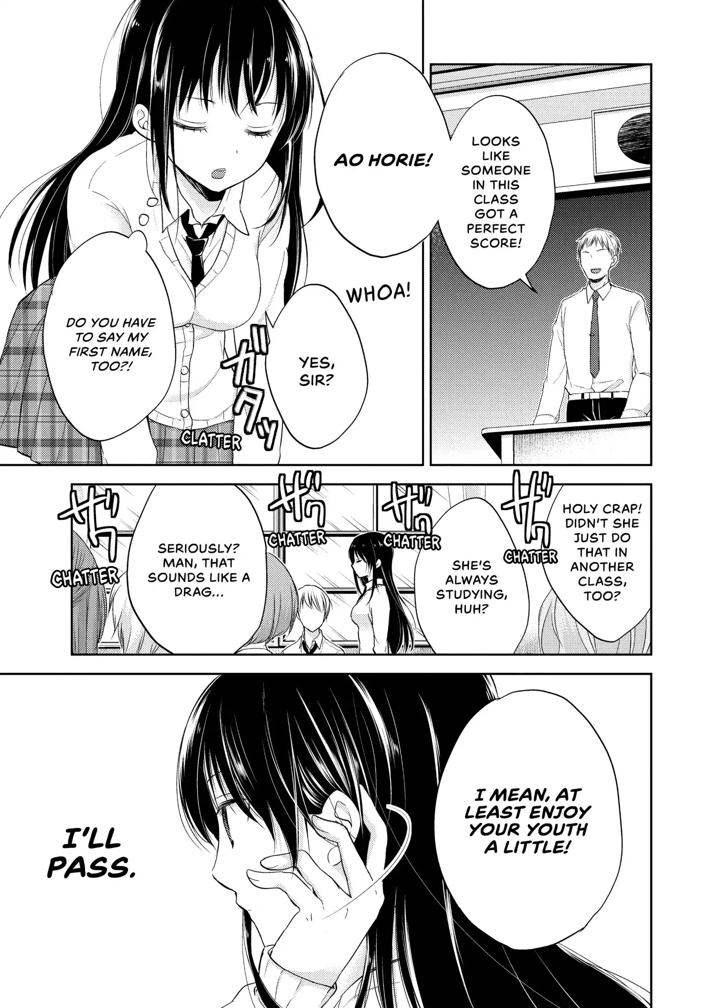 Midara na Ao-chan wa Benkyou ga Dekinai Chapter 1 page 6 - Chapter 1: Vol.1 Lesson 1: Men!