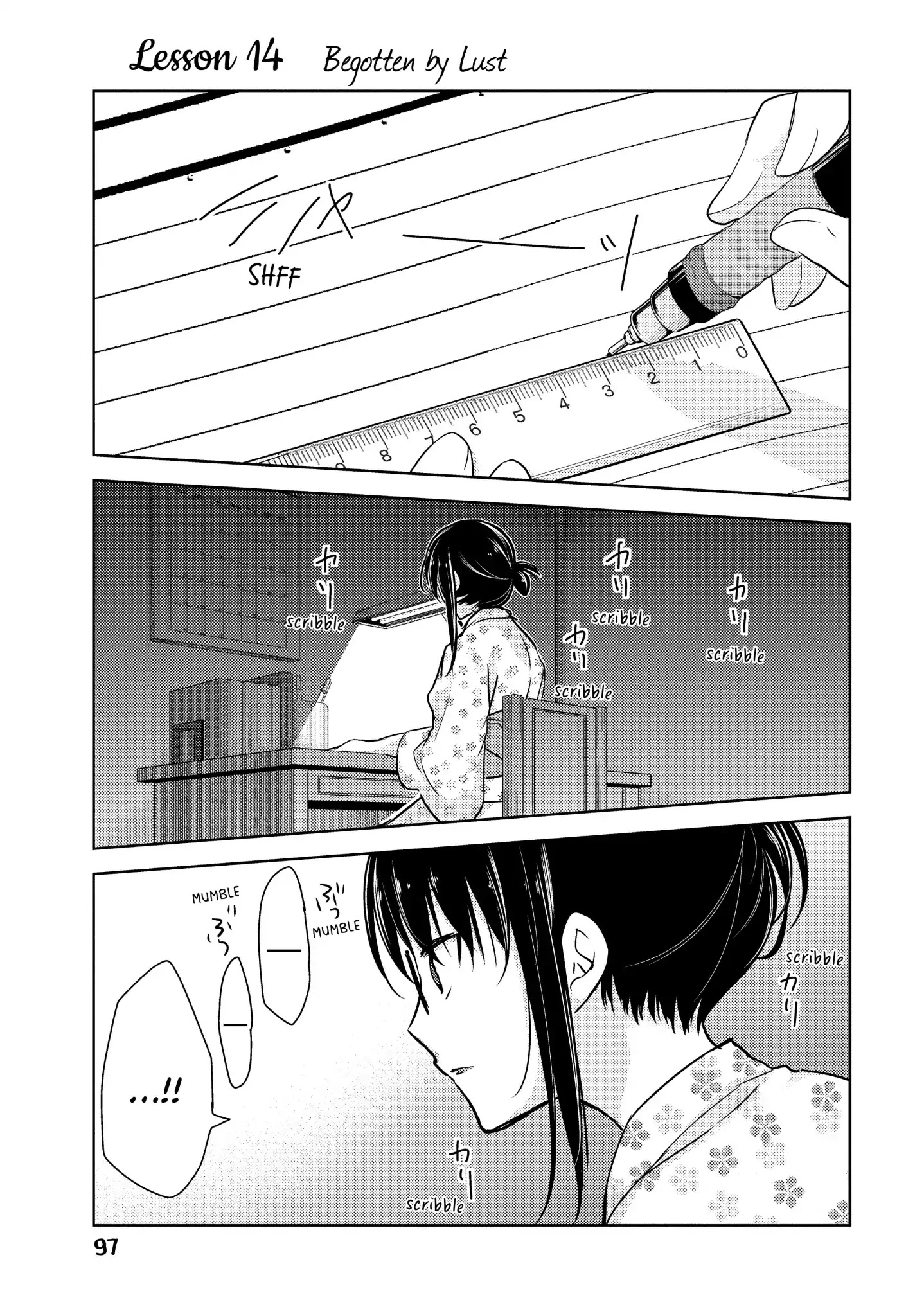 Midara na Ao-chan wa Benkyou ga Dekinai Chapter 14 page 1 - Chapter 14: Vol.3 Lesson 14: Begotten by Lust
