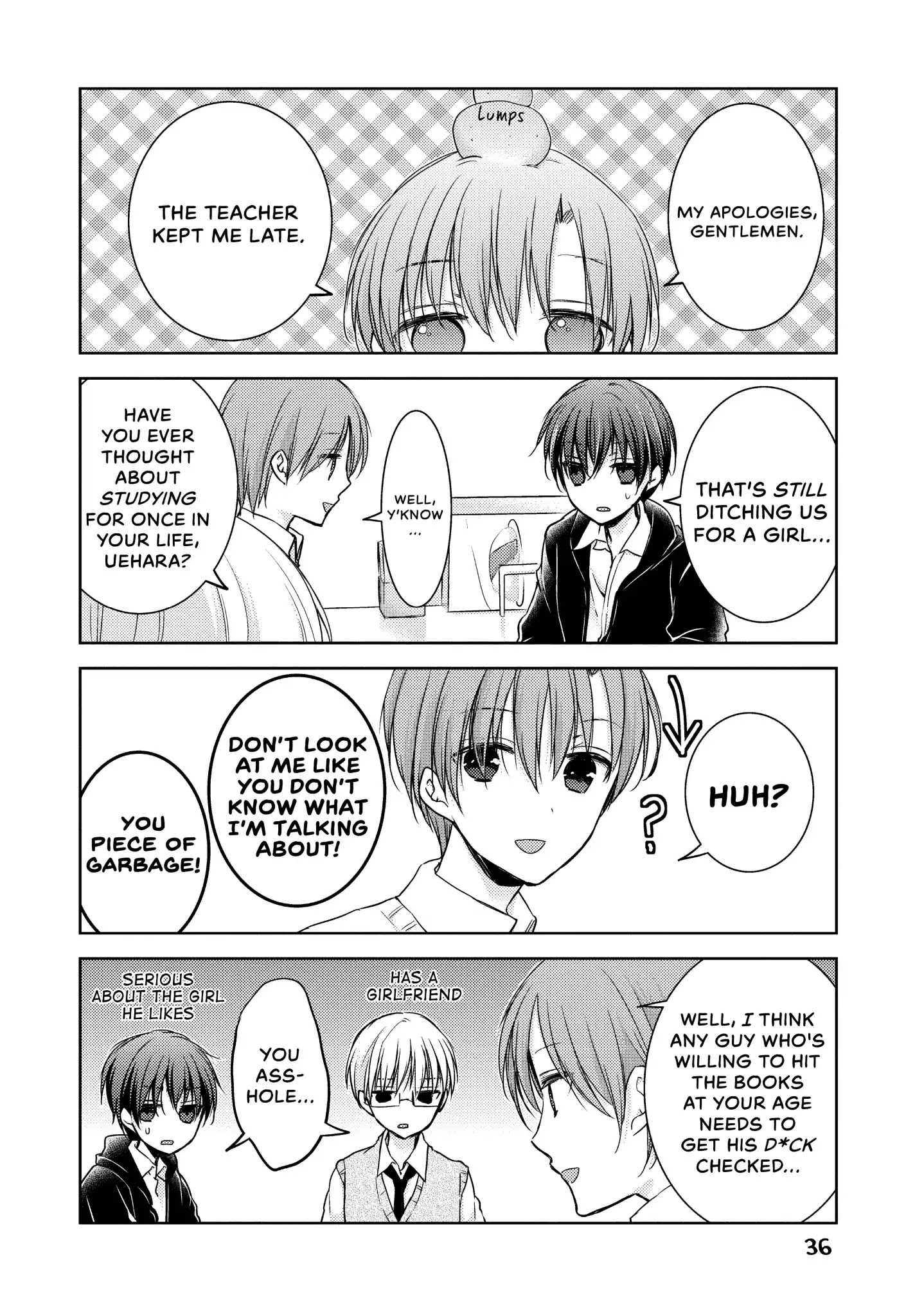 Midara na Ao-chan wa Benkyou ga Dekinai Chapter 16.5 page 2 - Vol.4 Extra Credit 1: Guy Talk