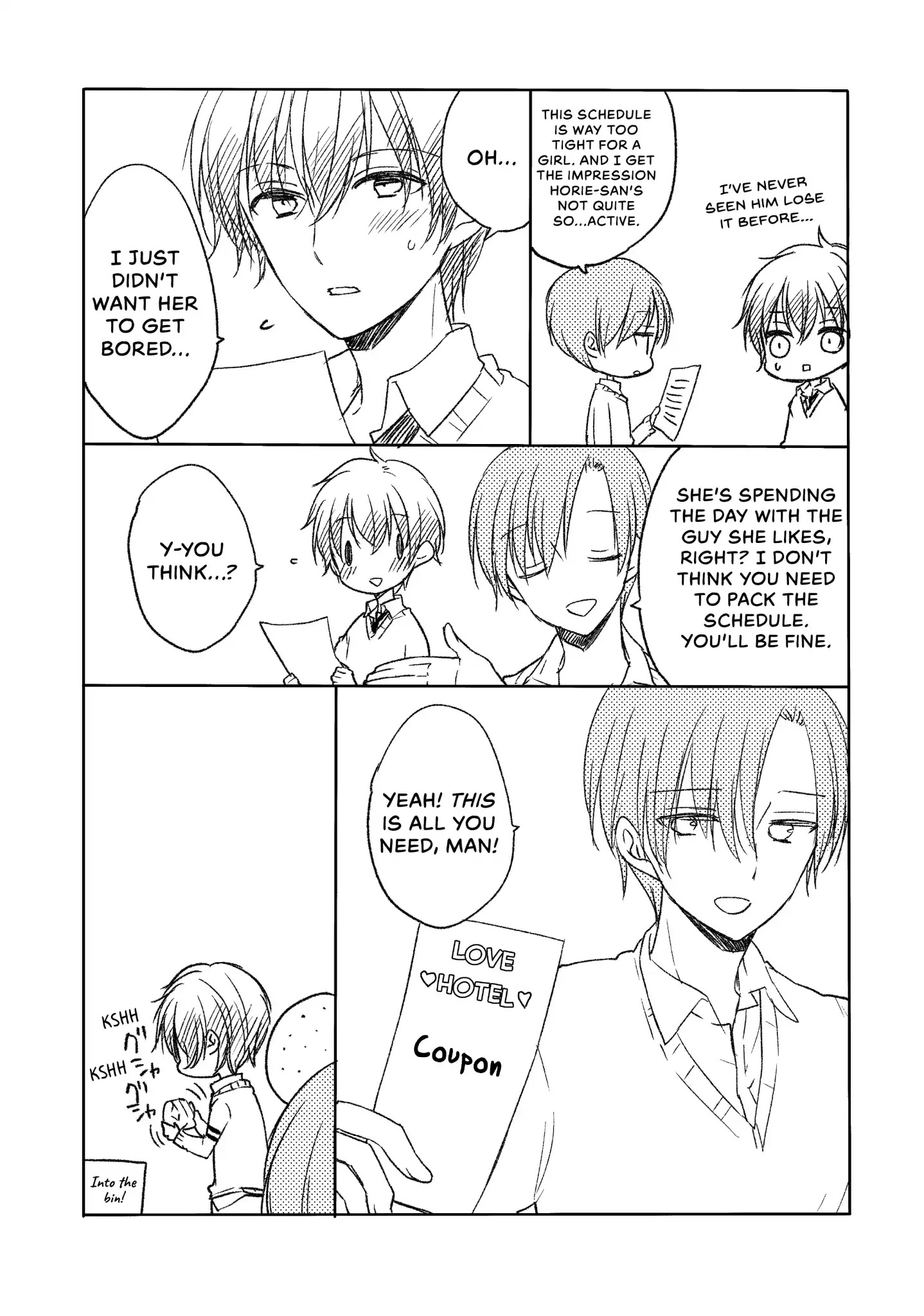 Midara na Ao-chan wa Benkyou ga Dekinai Chapter 19.5 page 23 - Vol.4 Extra Credit 2: A Boy for a Day