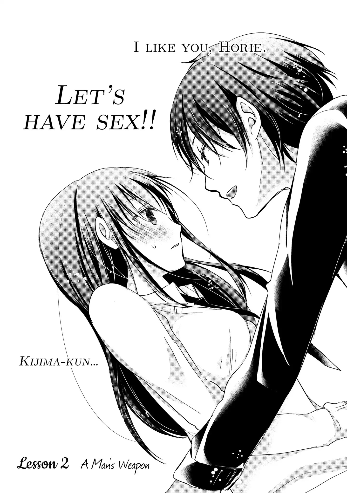 Midara na Ao-chan wa Benkyou ga Dekinai Chapter 2 page 1 - Chapter 2: Vol.1 Lesson 2: A Man's Weapon