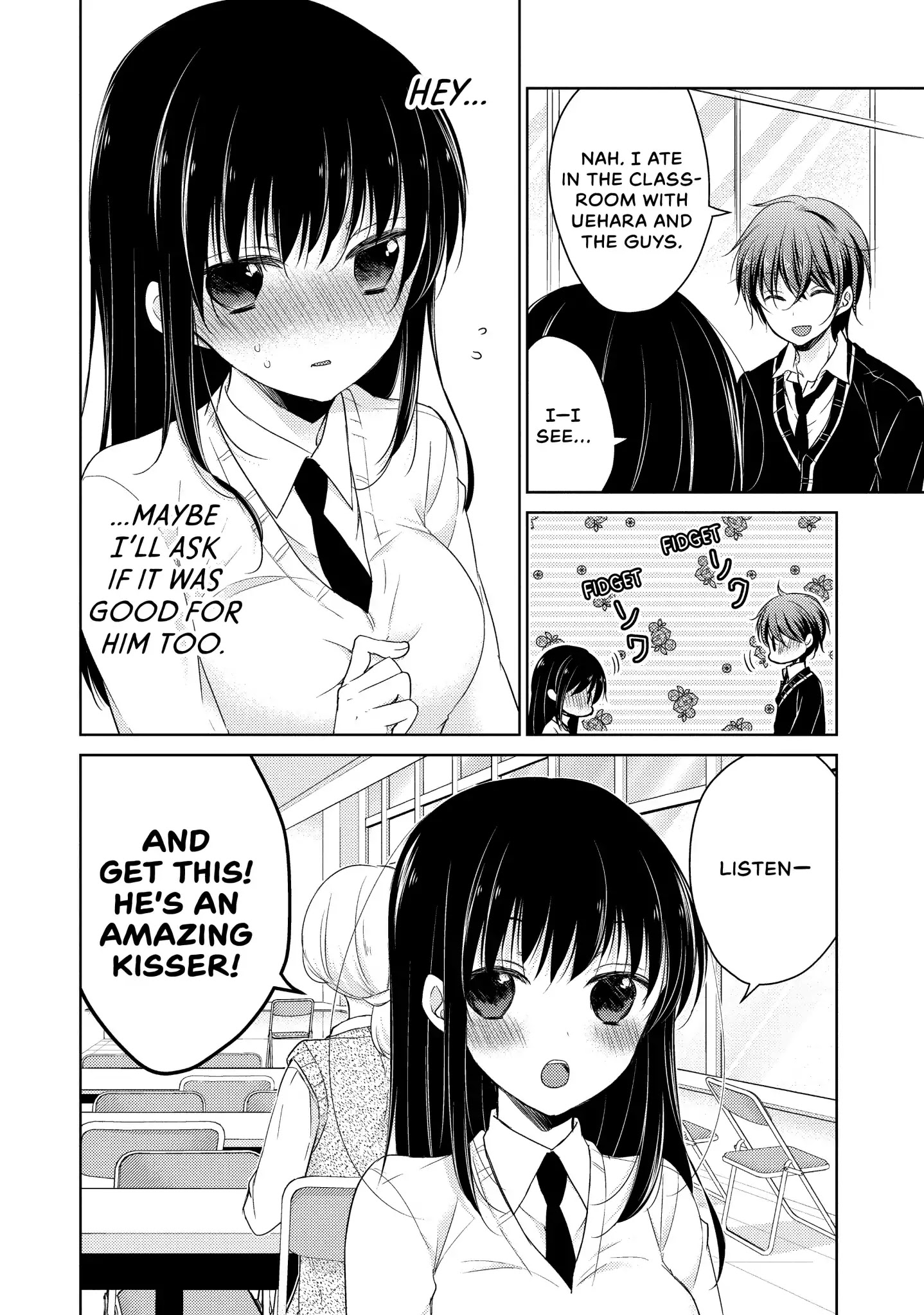 Midara na Ao-chan wa Benkyou ga Dekinai Chapter 20 page 13 - Chapter 20: Vol.5 Lesson 20: After the Kiss