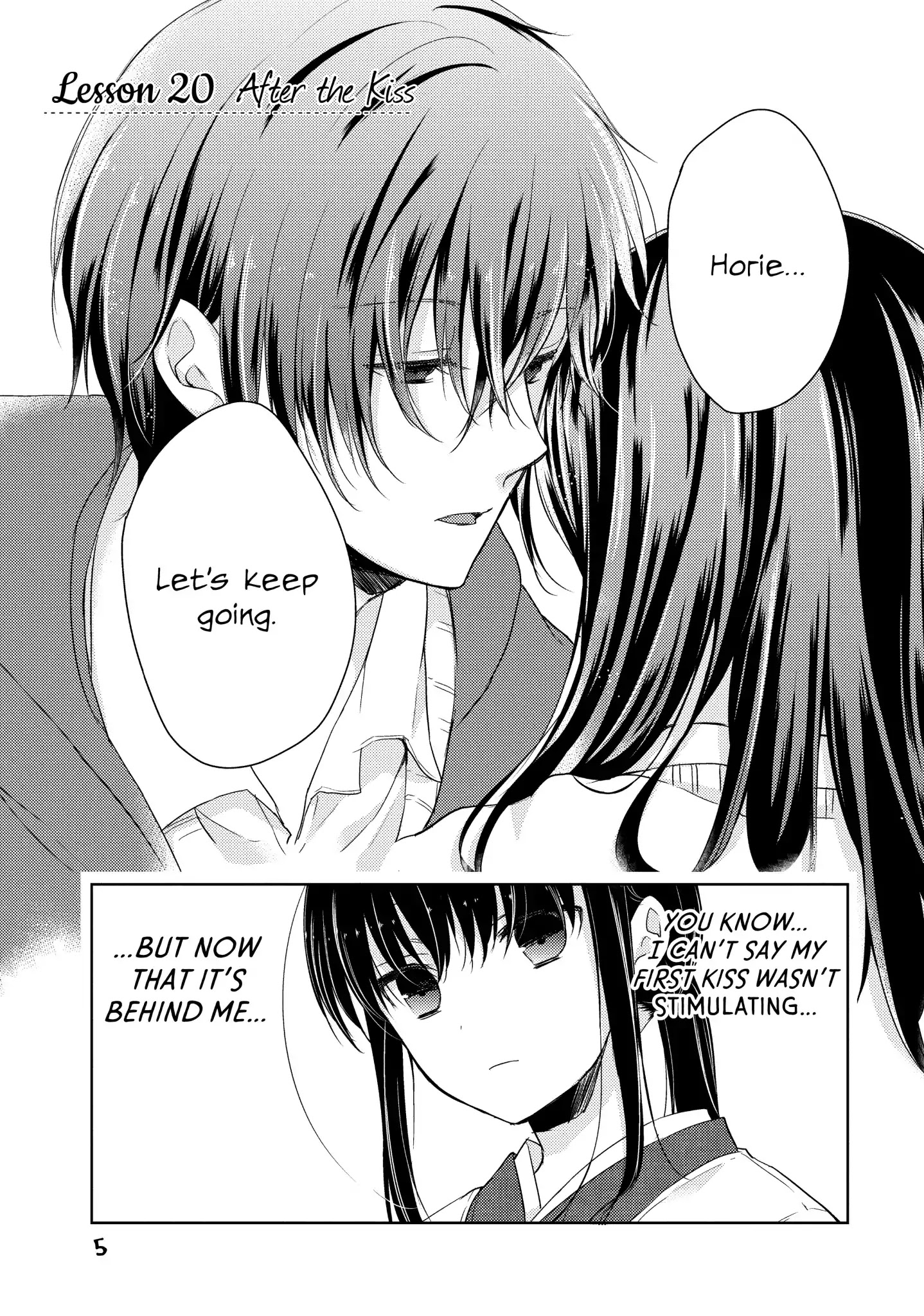 Midara na Ao-chan wa Benkyou ga Dekinai Chapter 20 page 6 - Chapter 20: Vol.5 Lesson 20: After the Kiss