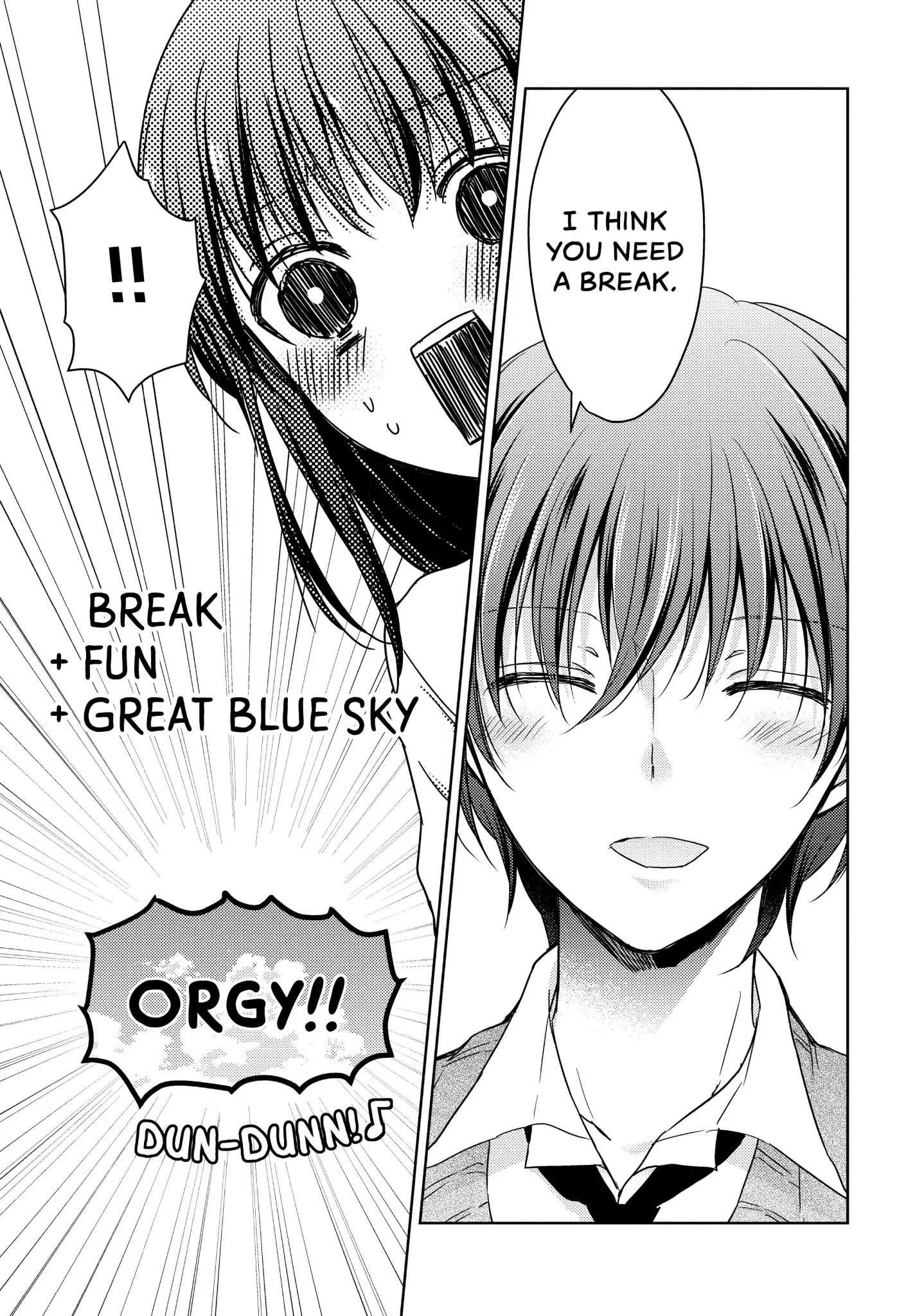 Midara na Ao-chan wa Benkyou ga Dekinai Chapter 23.5 page 9 - Vol.5 Extra Credit 1: Afternoon Spinoff