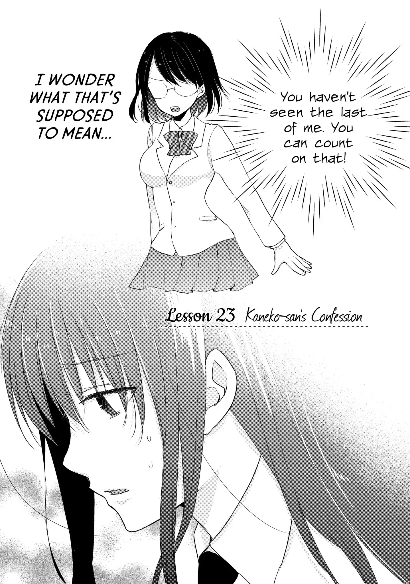 Midara na Ao-chan wa Benkyou ga Dekinai Chapter 23 page 1 - Chapter 23: Vol.5 Lesson 23: Kaneko-san's Confession