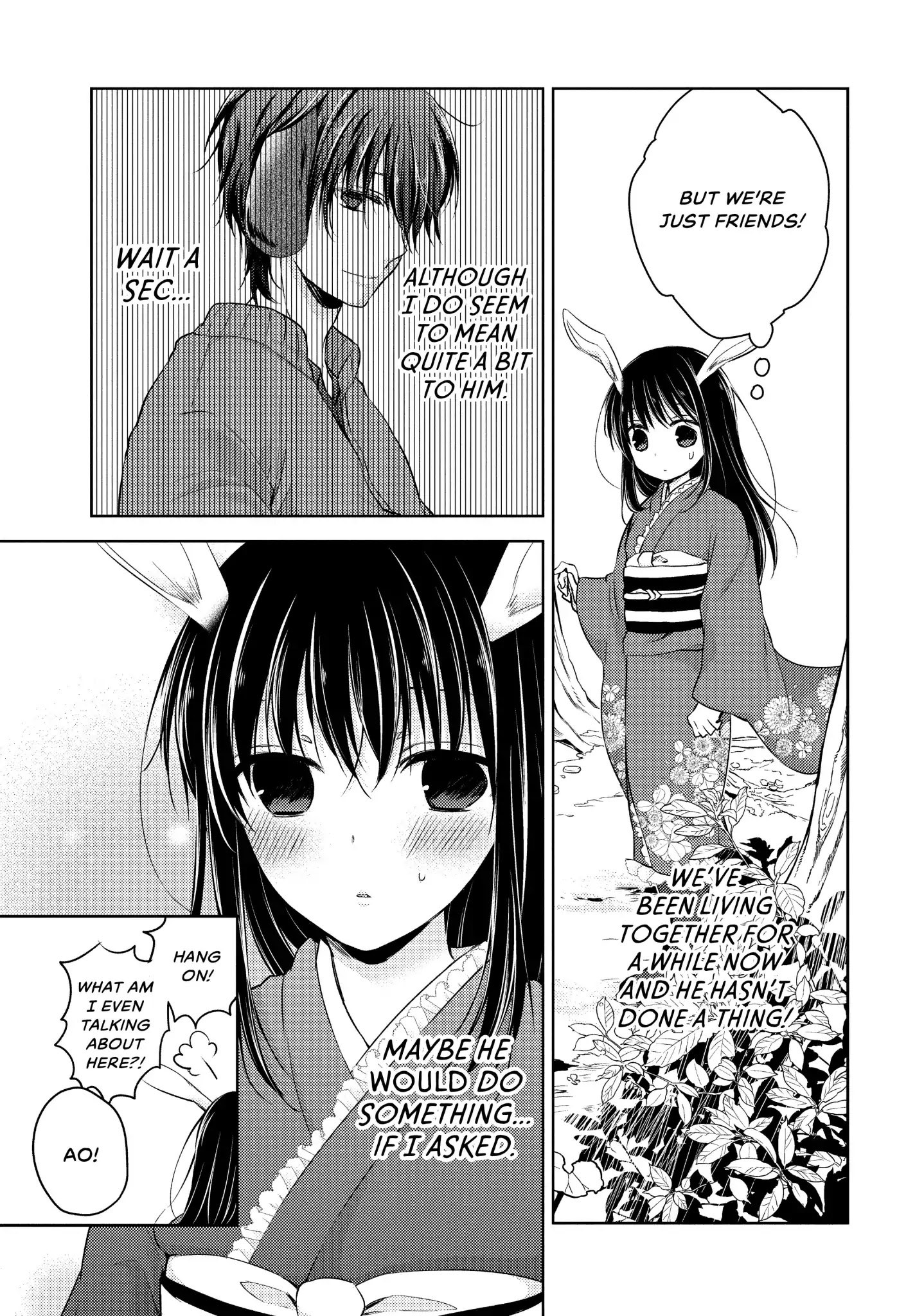 Midara na Ao-chan wa Benkyou ga Dekinai Chapter 26 page 17 - Chapter 26: Vol.6 Lesson 26: That Time I Got Reincarnated as a Bunny Girl