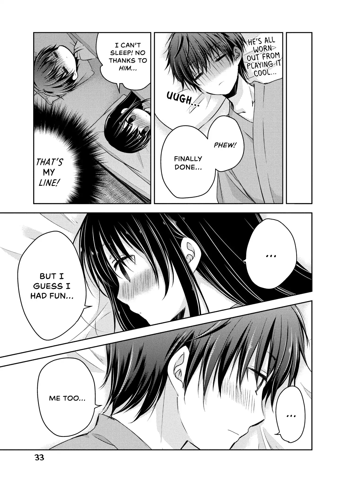 Midara na Ao-chan wa Benkyou ga Dekinai Chapter 28 page 34 - Chapter 28: Vol.7 Lesson 28: Sleepless Night