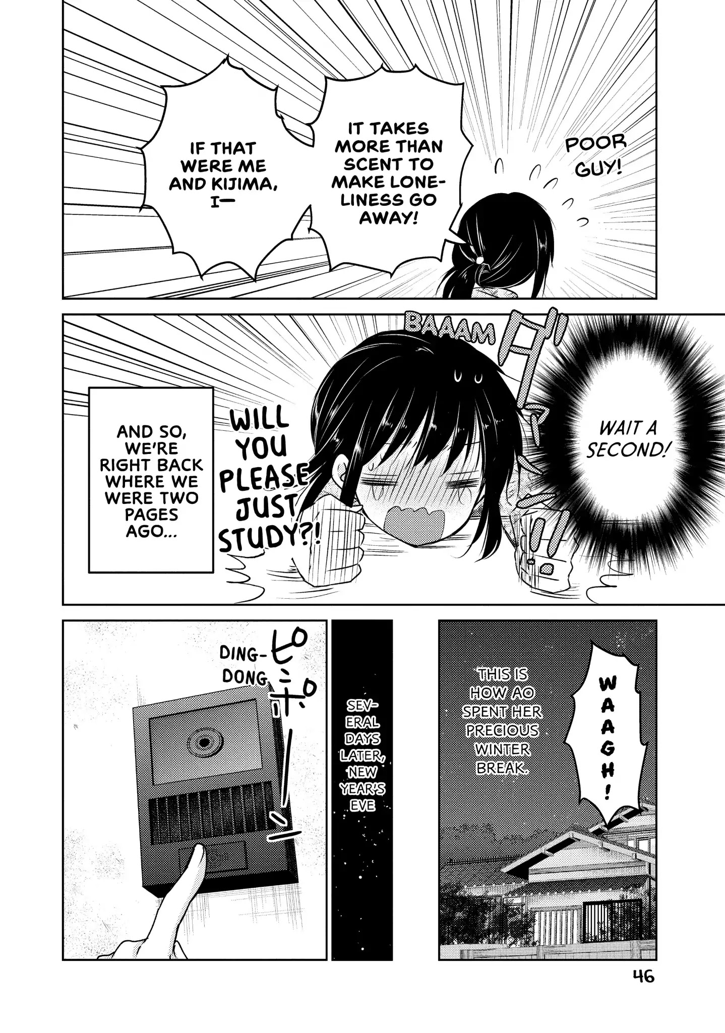 Midara na Ao-chan wa Benkyou ga Dekinai Chapter 29 page 9 - Chapter 29: Vol.7 Lesson 29: All Alone