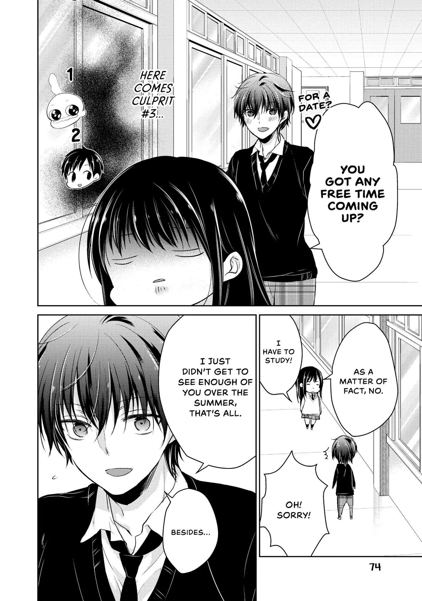 Midara na Ao-chan wa Benkyou ga Dekinai Chapter 34 page 14 - Chapter 34: Vol.8 Lesson 34: Ao Packs on the Pounds