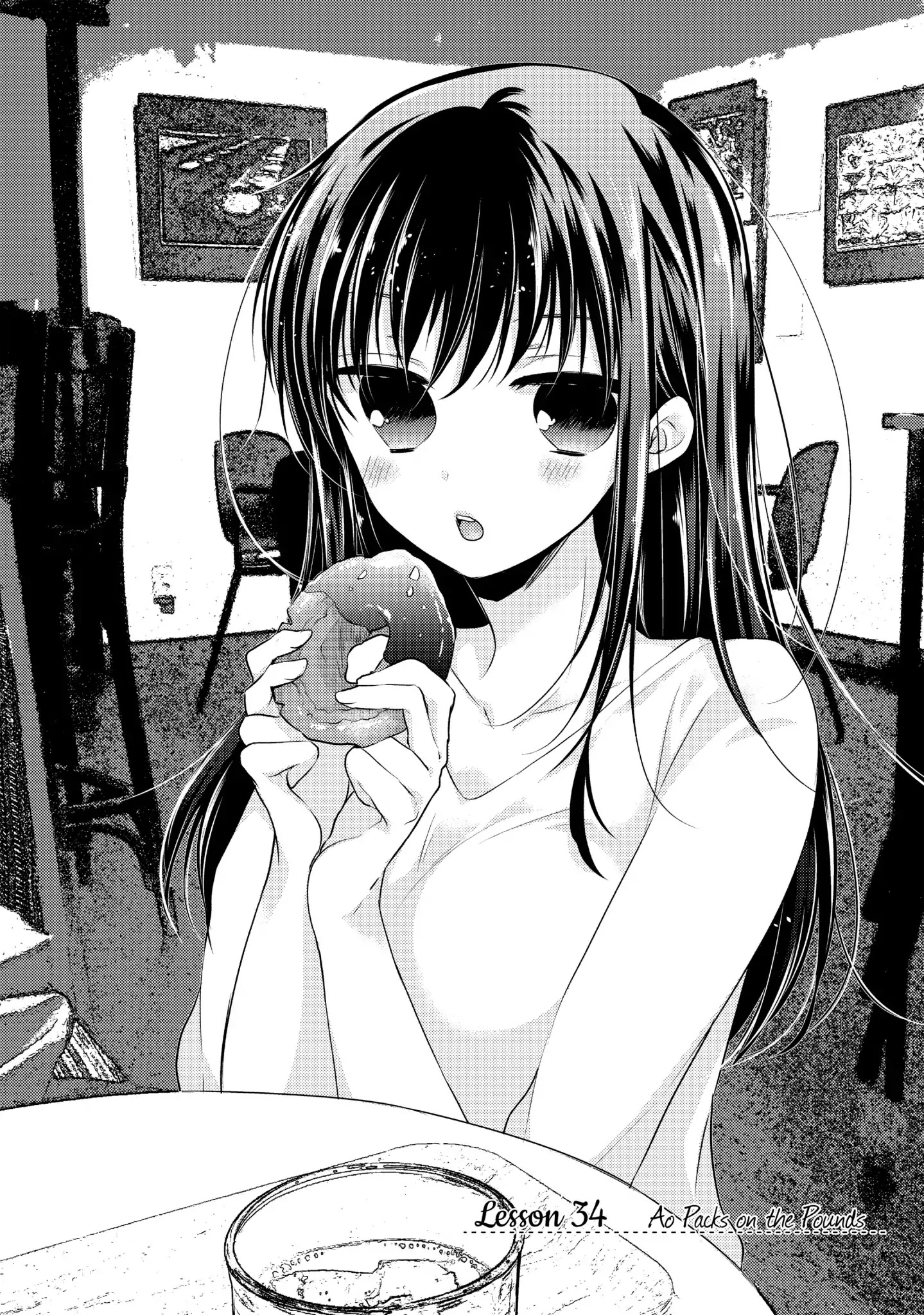 Midara na Ao-chan wa Benkyou ga Dekinai Chapter 34 page 2 - Chapter 34: Vol.8 Lesson 34: Ao Packs on the Pounds