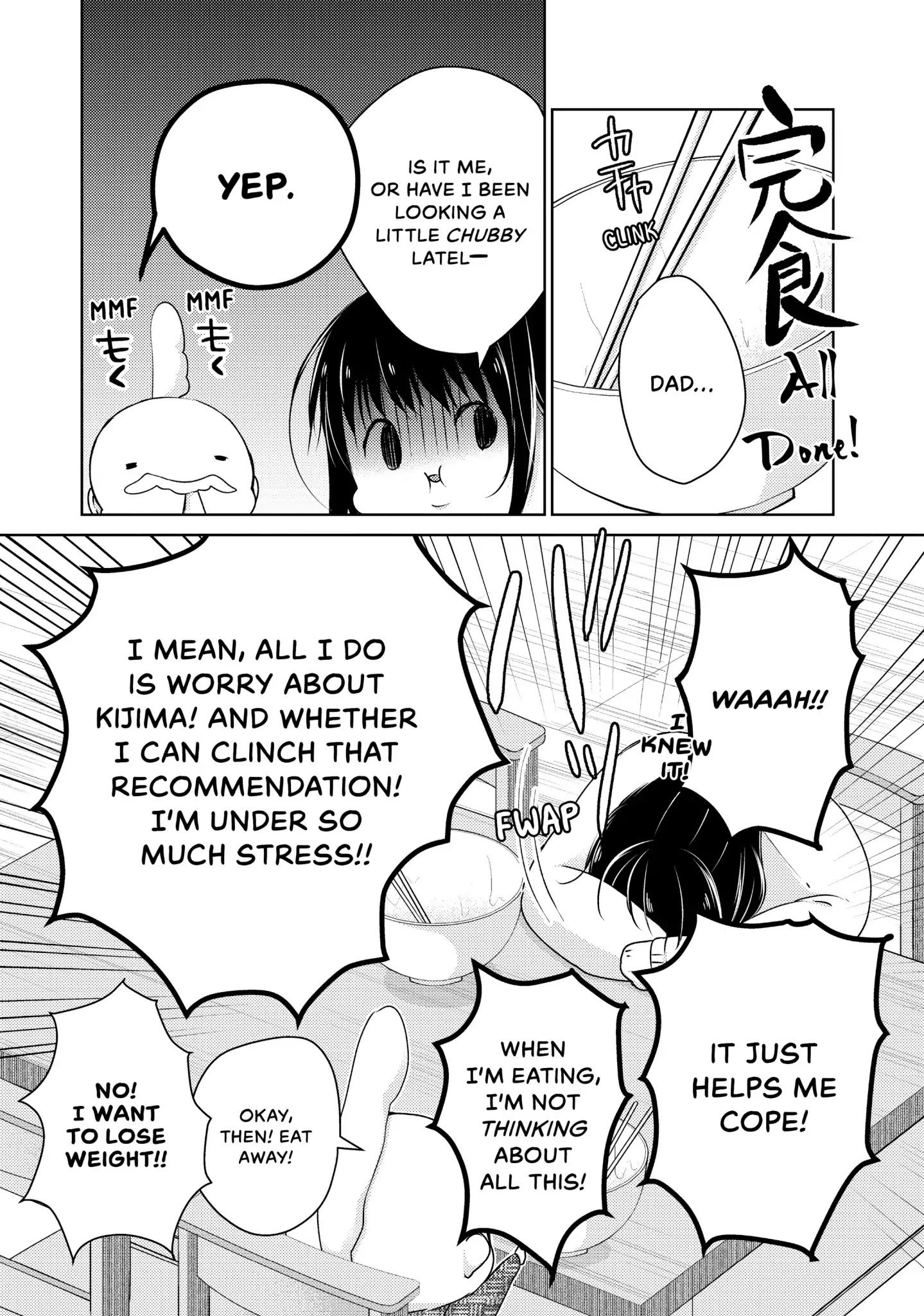 Midara na Ao-chan wa Benkyou ga Dekinai Chapter 34 page 8 - Chapter 34: Vol.8 Lesson 34: Ao Packs on the Pounds