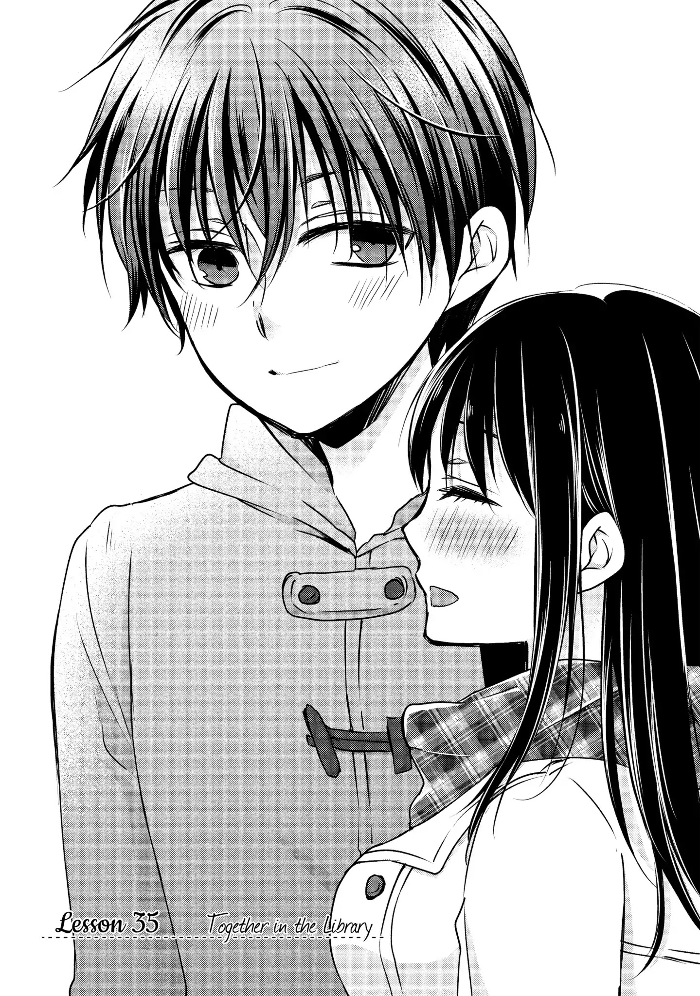 Midara na Ao-chan wa Benkyou ga Dekinai Chapter 35 page 1 - Chapter 35: Vol.8 Lesson 35: Together in the Library