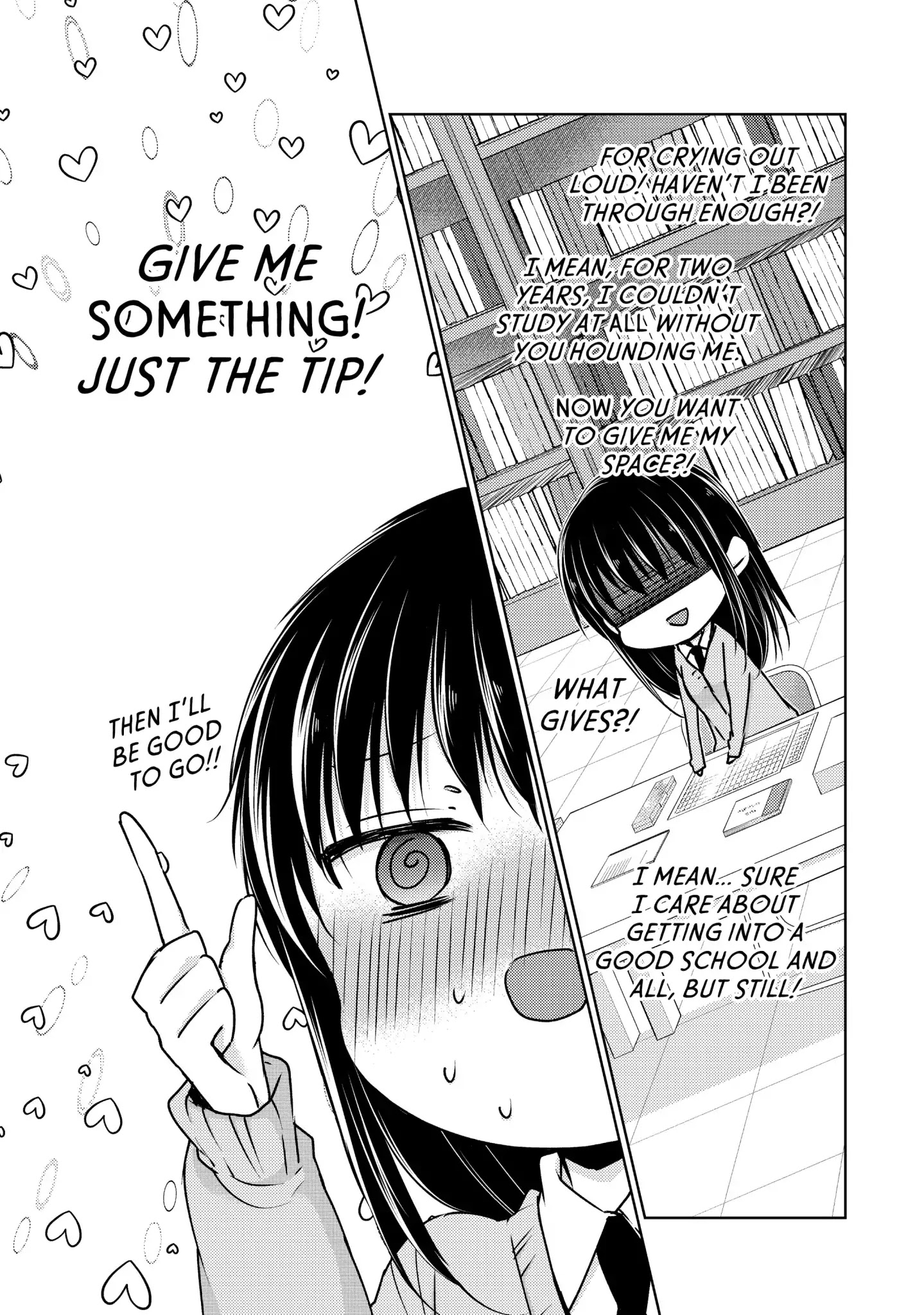 Midara na Ao-chan wa Benkyou ga Dekinai Chapter 35 page 14 - Chapter 35: Vol.8 Lesson 35: Together in the Library