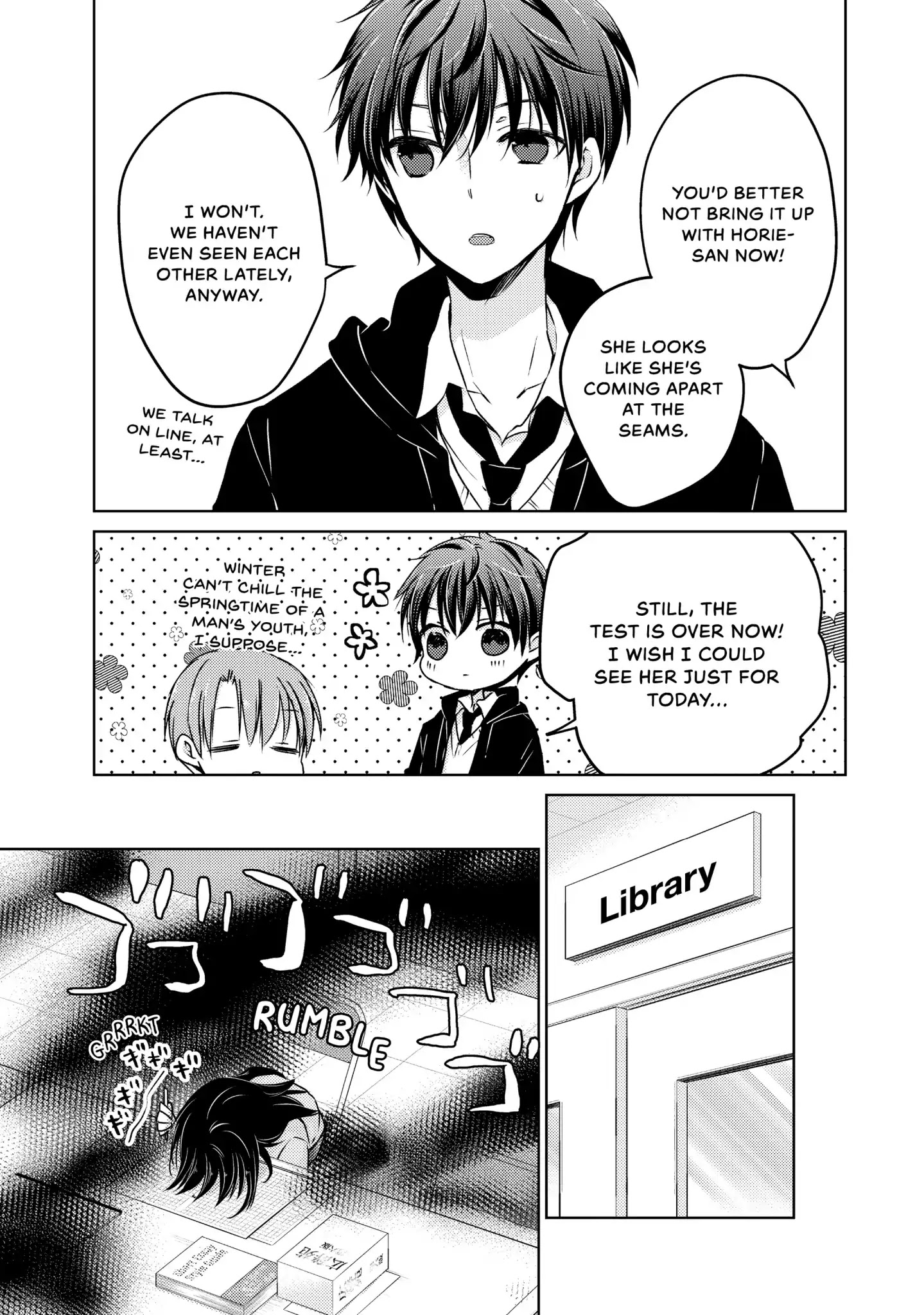 Midara na Ao-chan wa Benkyou ga Dekinai Chapter 35 page 8 - Chapter 35: Vol.8 Lesson 35: Together in the Library