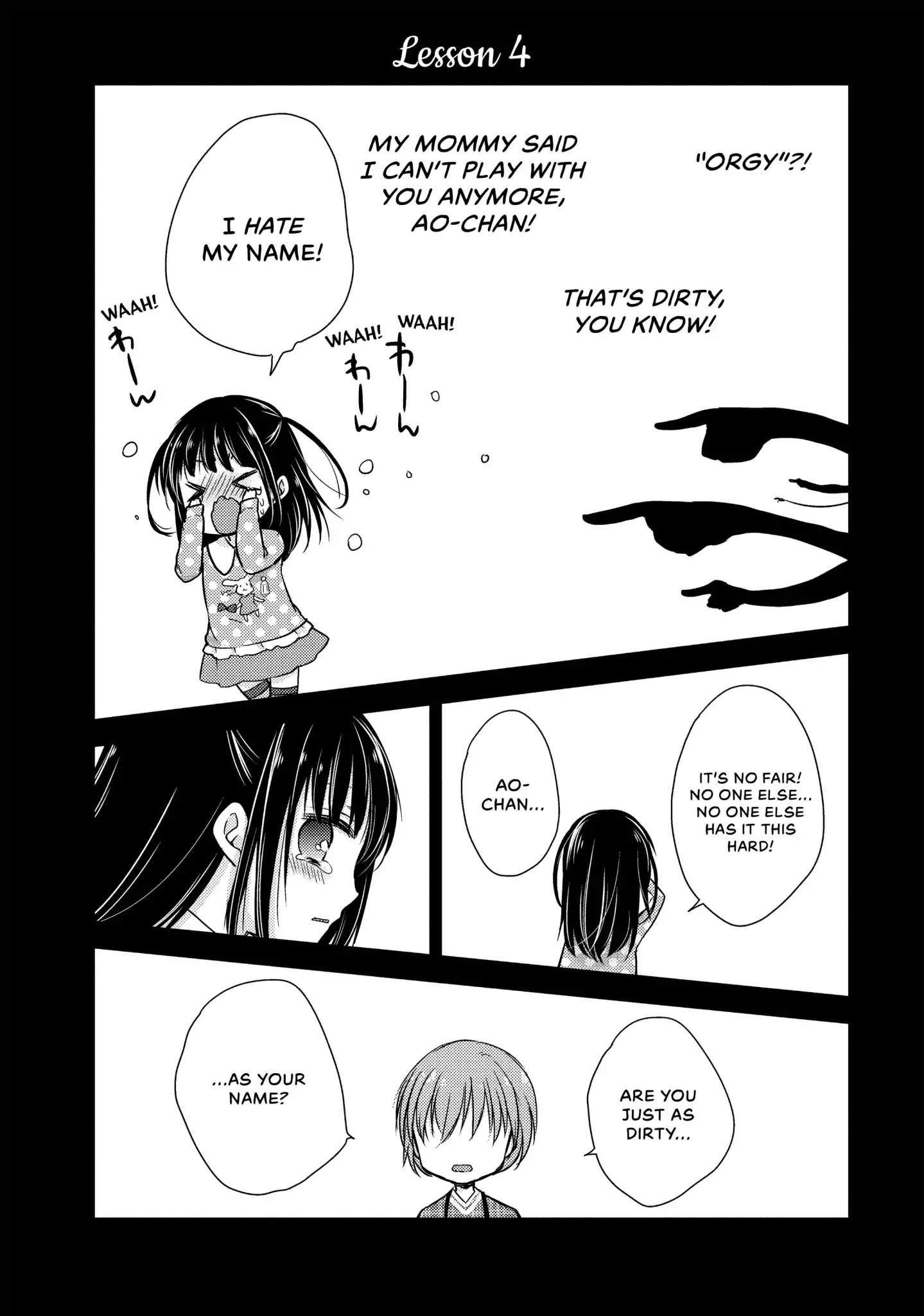 Midara na Ao-chan wa Benkyou ga Dekinai Chapter 4 page 1 - Chapter 4: Who's the scum