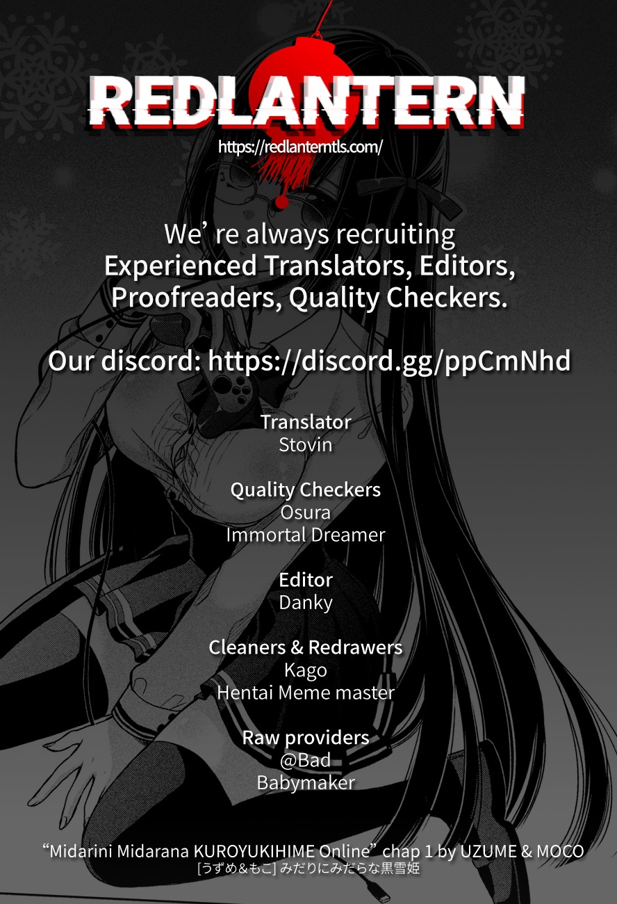 Midarini Midarana Kuroyukihime Online Chapter 1 page 47 - Chapter 1: The True Face of The Absolute Queen