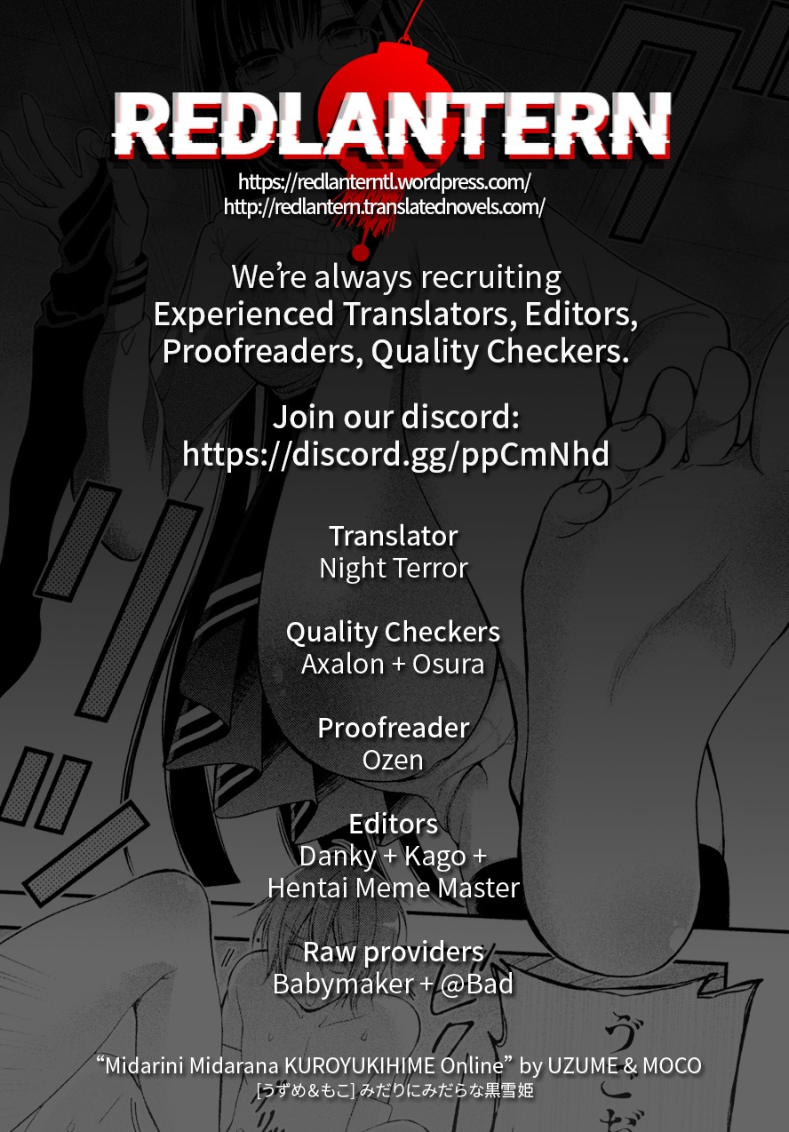 Midarini Midarana Kuroyukihime Online Chapter 2 page 25 - Chapter 2: Embrace The White Milk