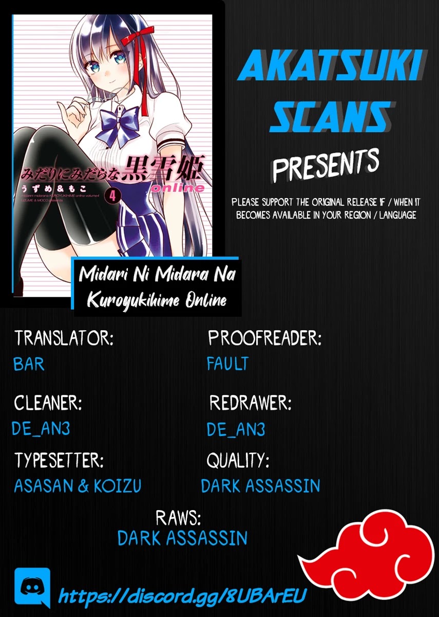 Midarini Midarana Kuroyukihime Online Chapter 8 page 1 - Chapter 8: A Pair of Milk Mountain Near You