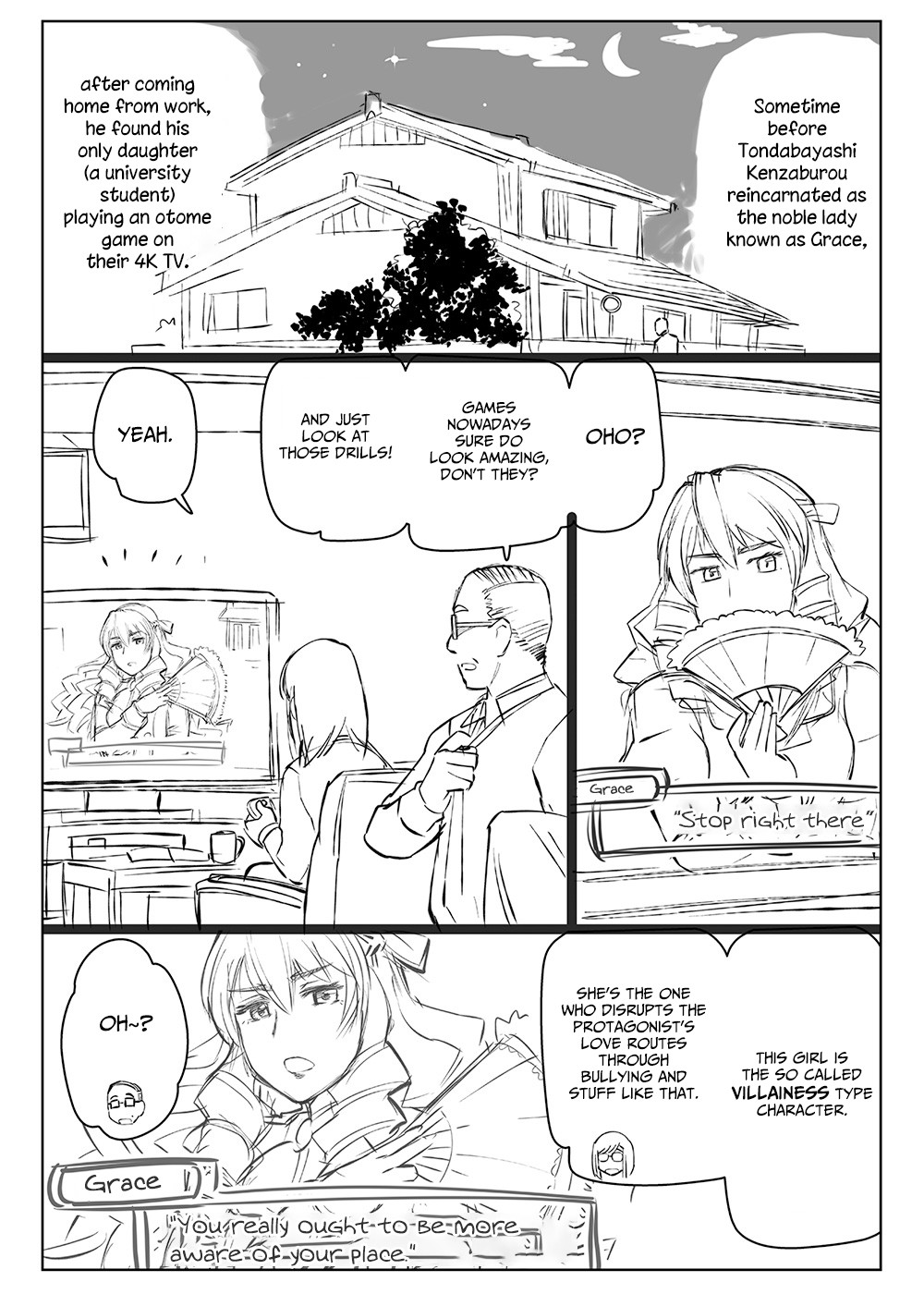 Middle-Aged Man's Noble Daughter Reincarnation Chapter 5 page 1 - Chapter 5