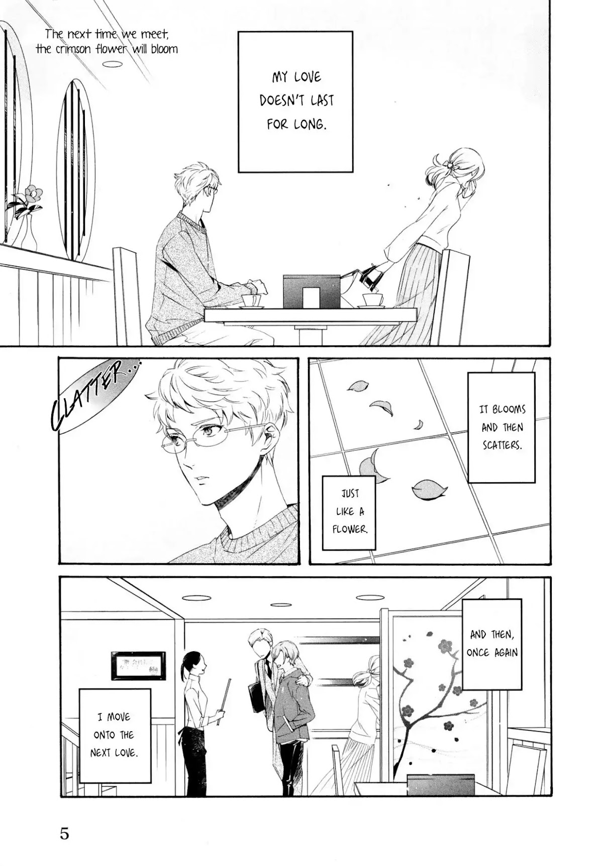Midnight Feeding in That Room Chapter 1 page 10 - Chapter 1: The Next Time We Meet, The Crimson Flower Will Bloom