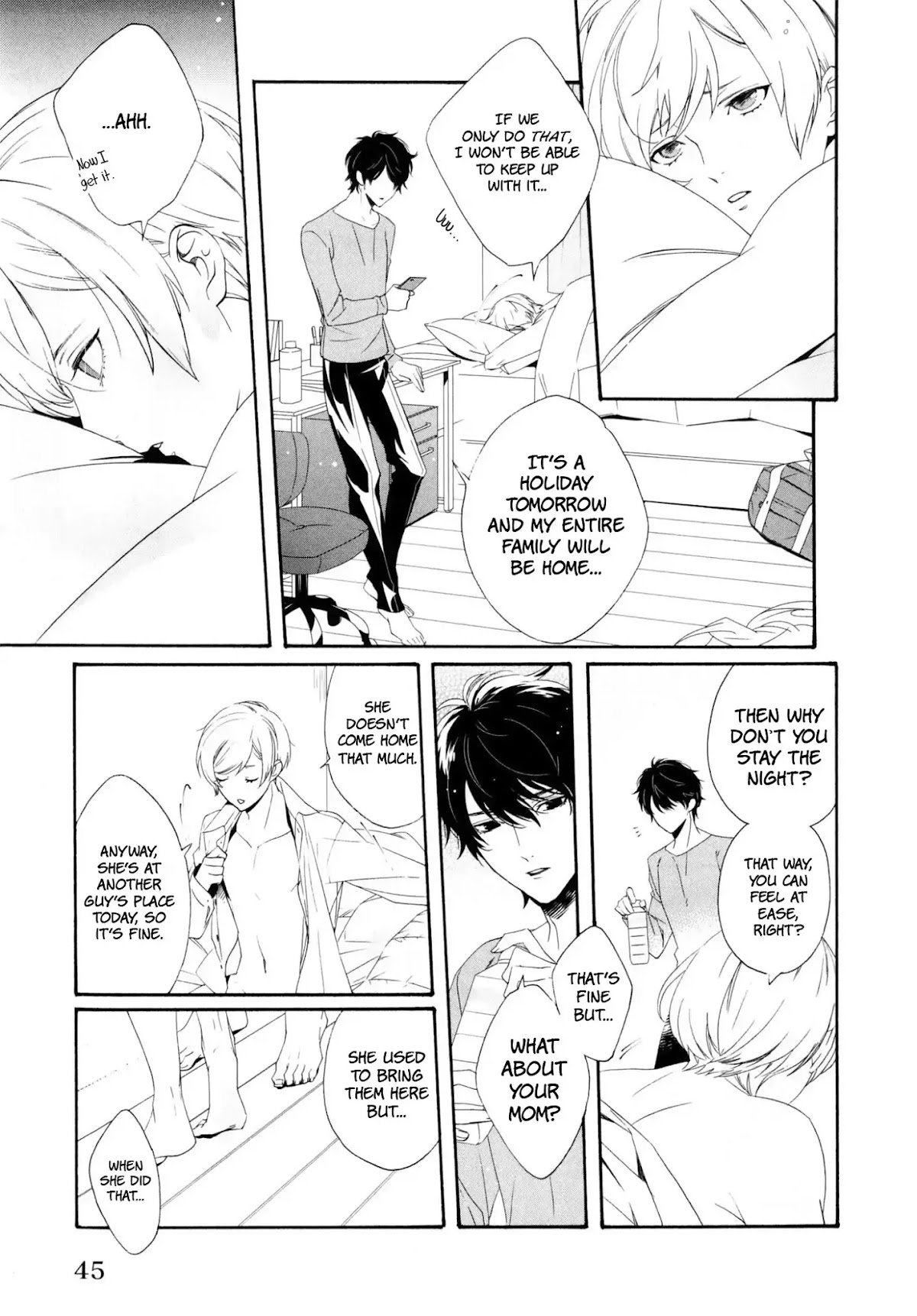 Midnight Feeding in That Room Chapter 2 page 10 - Chapter 2: Unable to Reach Neither Love Nor Friendship