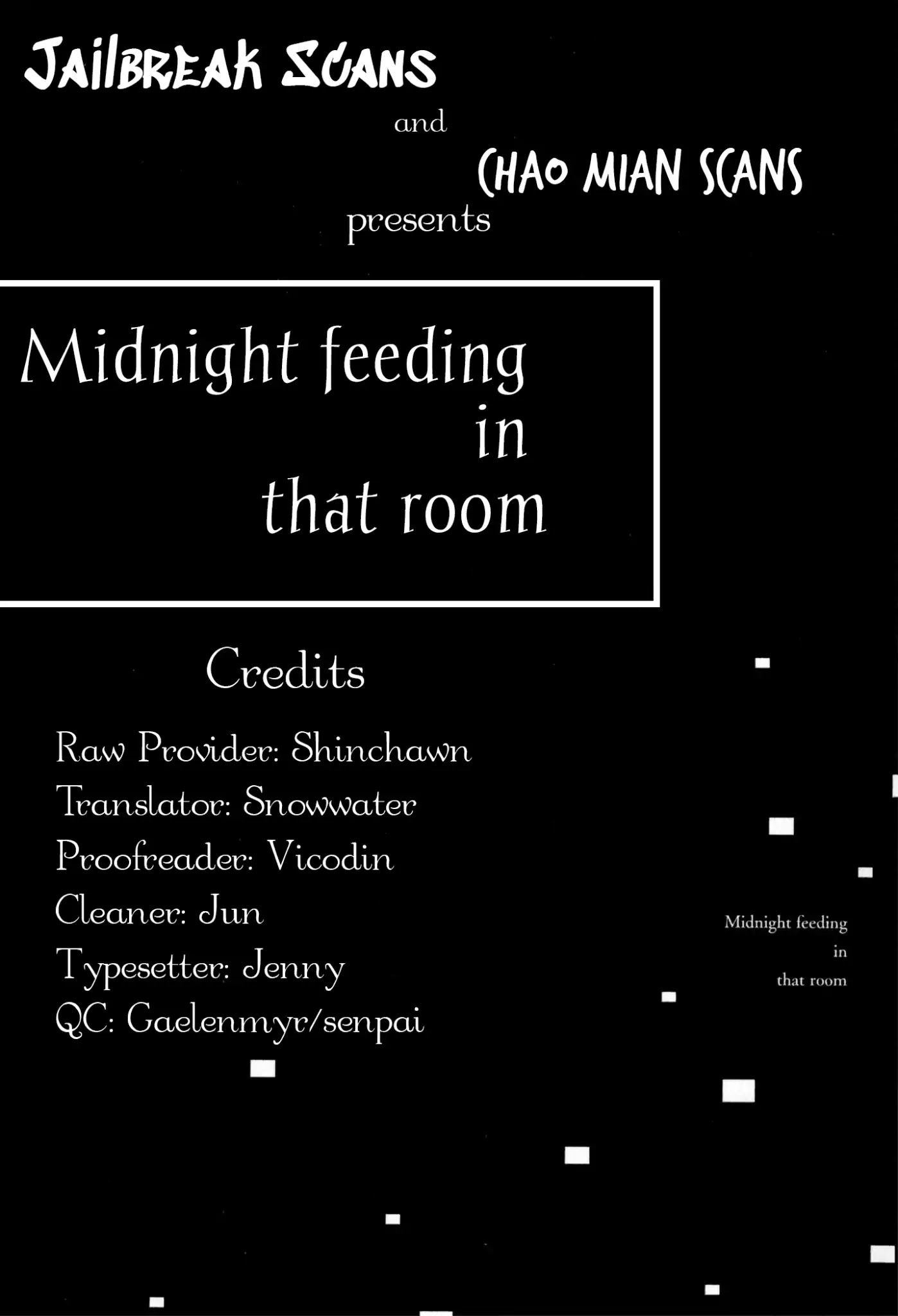 Midnight Feeding in That Room Chapter 3 page 1 - Chapter 3: Midnight Feeding In That Room Part 1