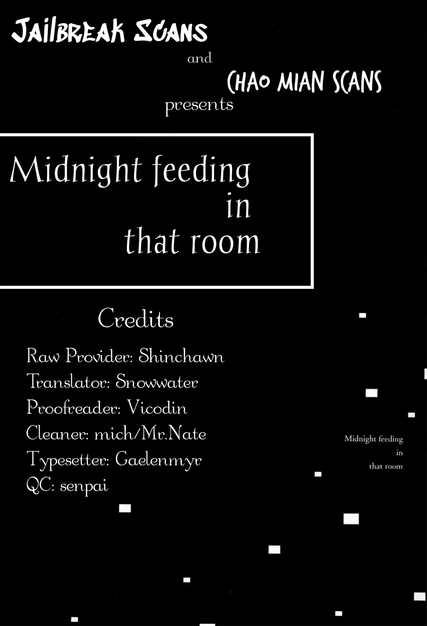 Midnight Feeding in That Room Chapter 4 page 1 - Chapter 4: Midnight Feeding in That Room Last Part