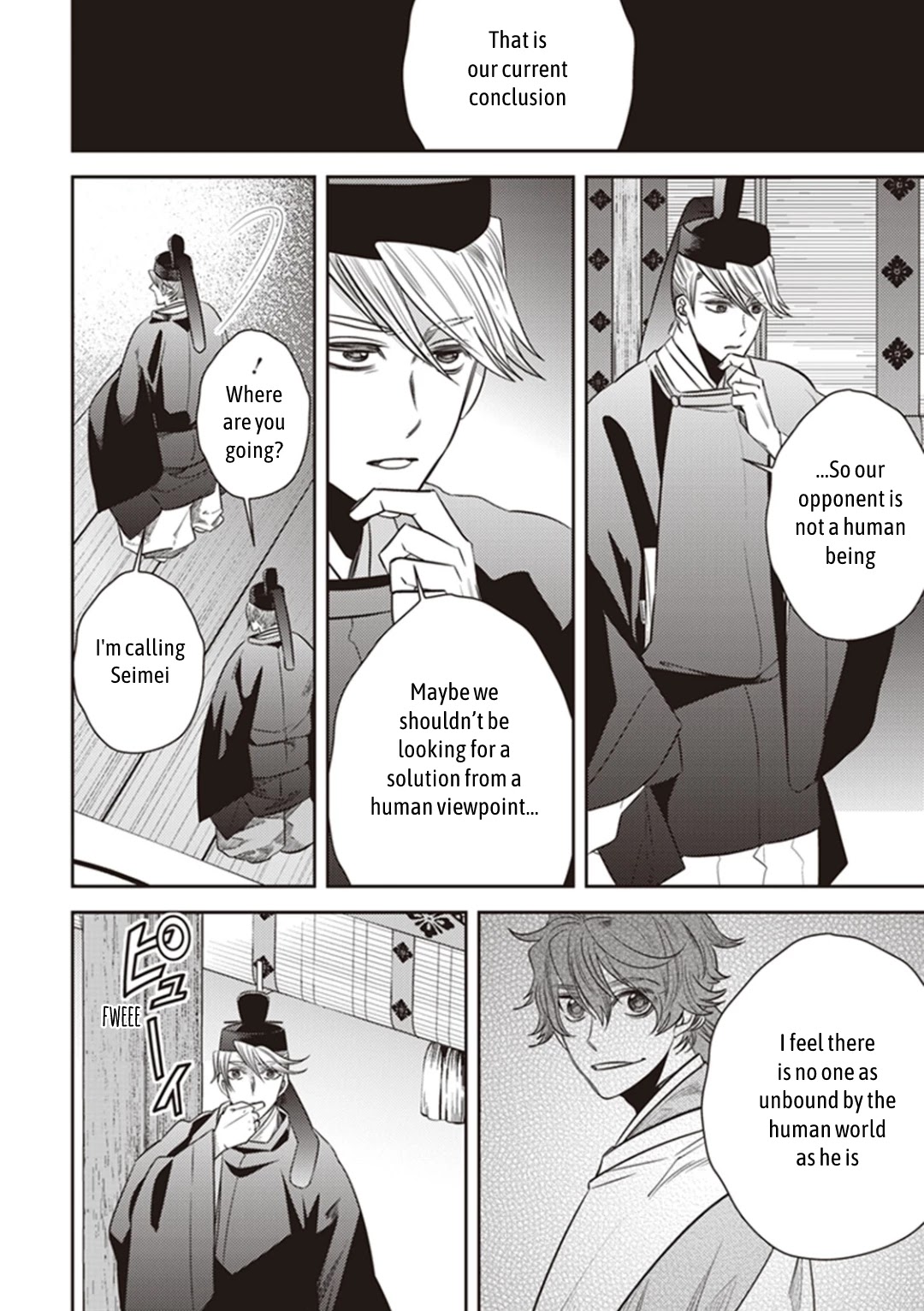 Midnight Occult Civil Servants Chapter 29 page 34 - Chapter 29: Abe no Seimei and Huehuecóyotl (Part 3)