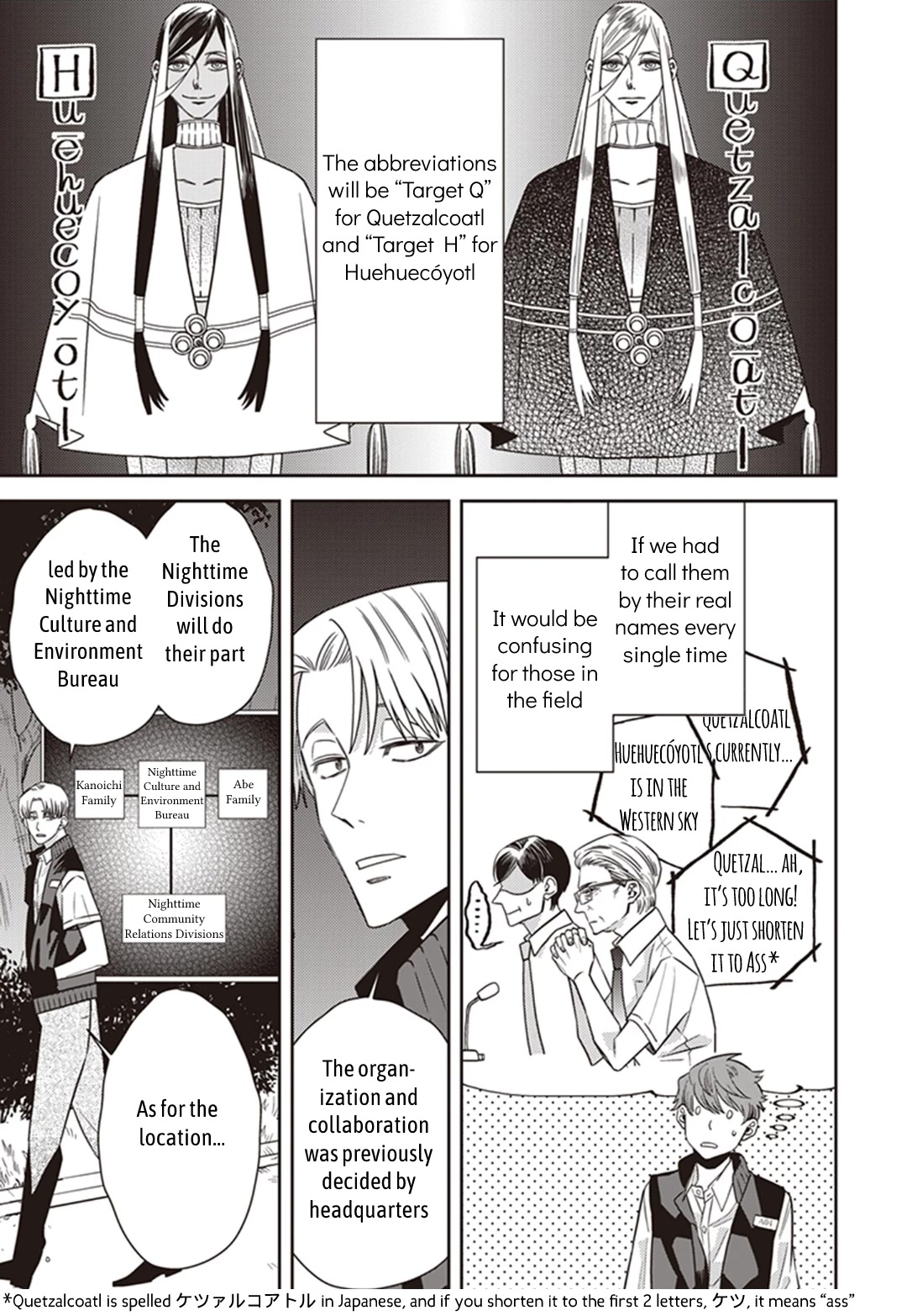 Midnight Occult Civil Servants Chapter 58 page 13 - Chapter 58: Quetzalcoatl Countermeasure Strategy