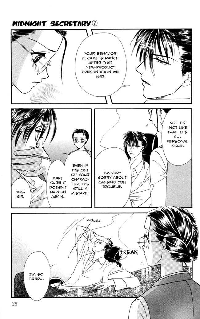 Midnight Secretary Chapter 6 page 38 - Chapter 6: Dark Red Llips