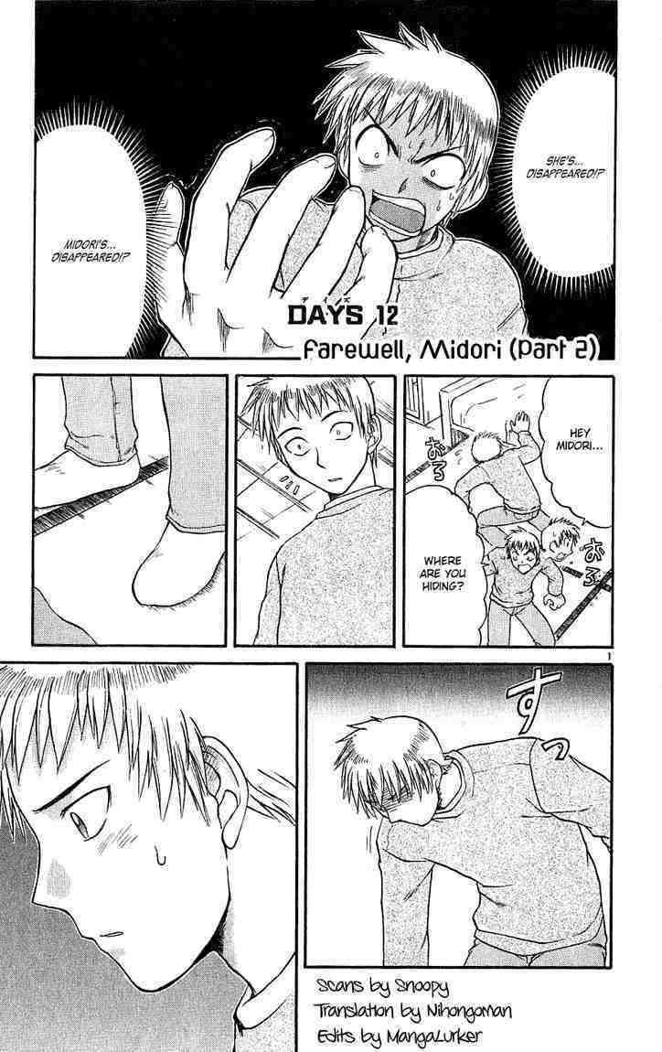 Midori no Hibi Chapter 12 page 1 - Chapter 12: Farewell, Midori (Part 2)