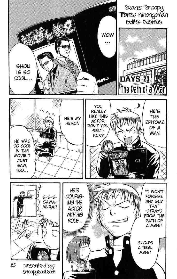 Midori no Hibi Chapter 23 page 1 - Chapter 23: The Path of a Man
