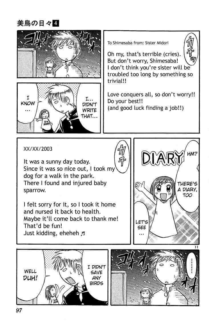 Midori no Hibi Chapter 38 page 11 - Chapter 38: The Well Known Secret