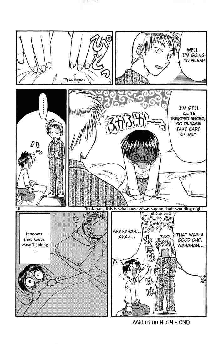Midori no Hibi Chapter 43 page 16 - Chapter 43: Indomitable Courage